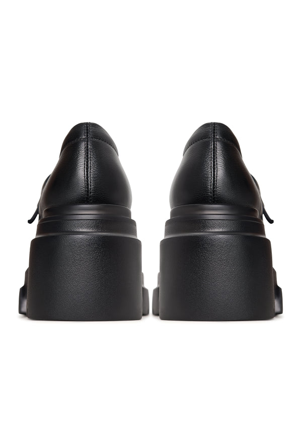 Bold Chunky Loafers Em - Negro