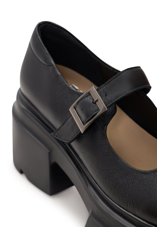 Bold Chunky Loafers Em - Negro
