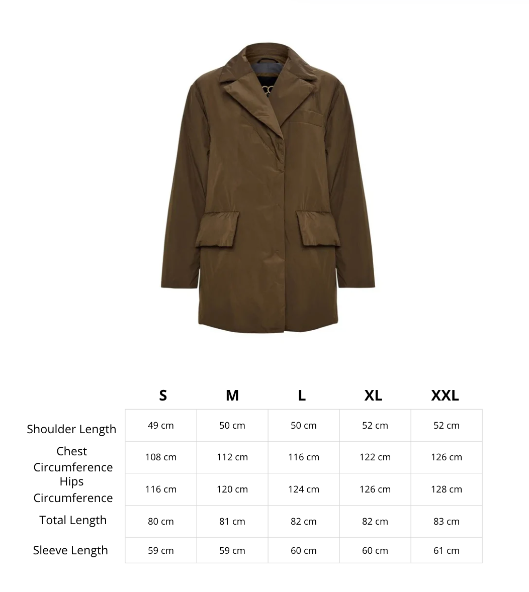 Belted Quilted Blazer - Brown