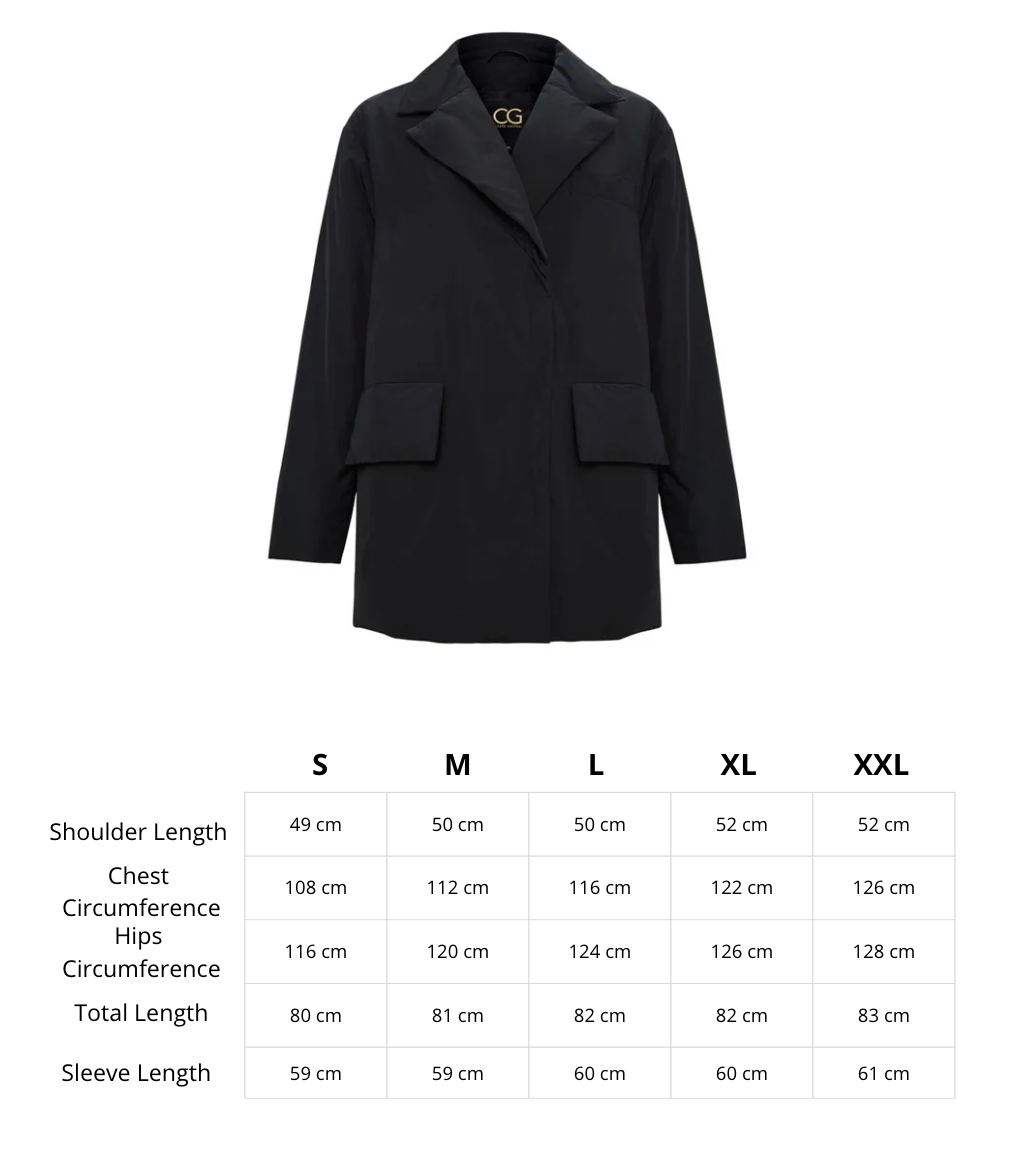 Belted Quilted Blazer - Black