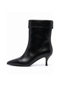 Sleek ankelstøvler med stiletthæl – Sort