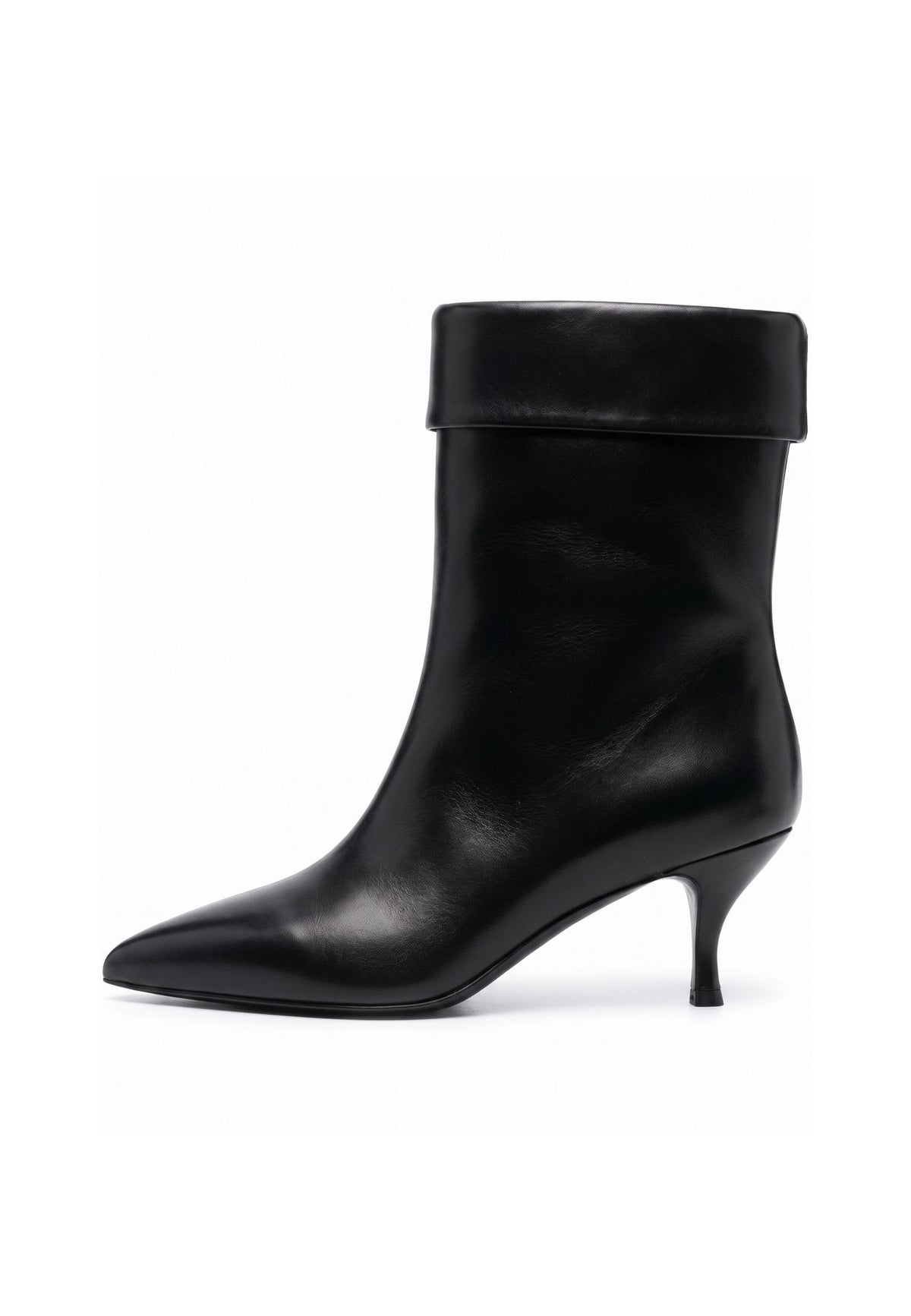 Sleek ankelstøvler med stiletthæl – Sort