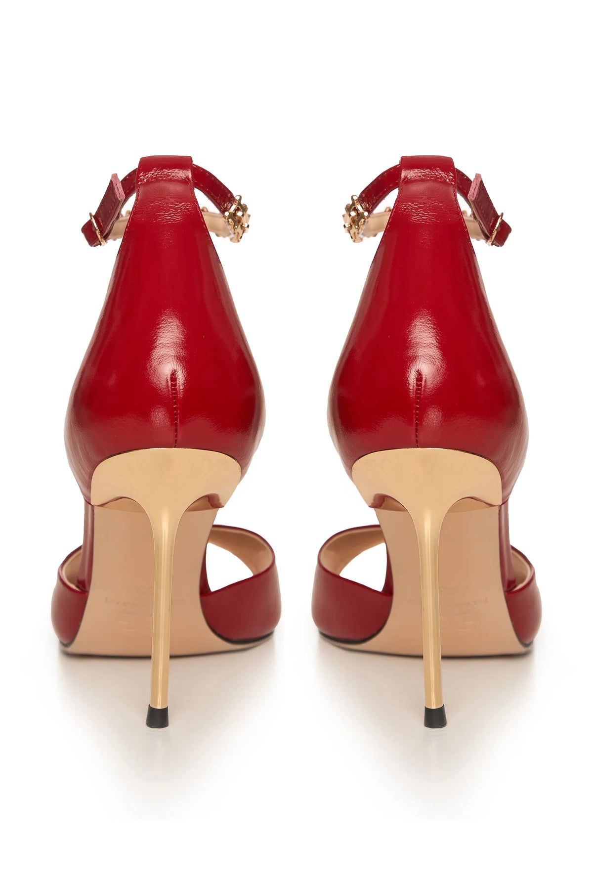 Stiletto High Heeled Sandals Malena - Red