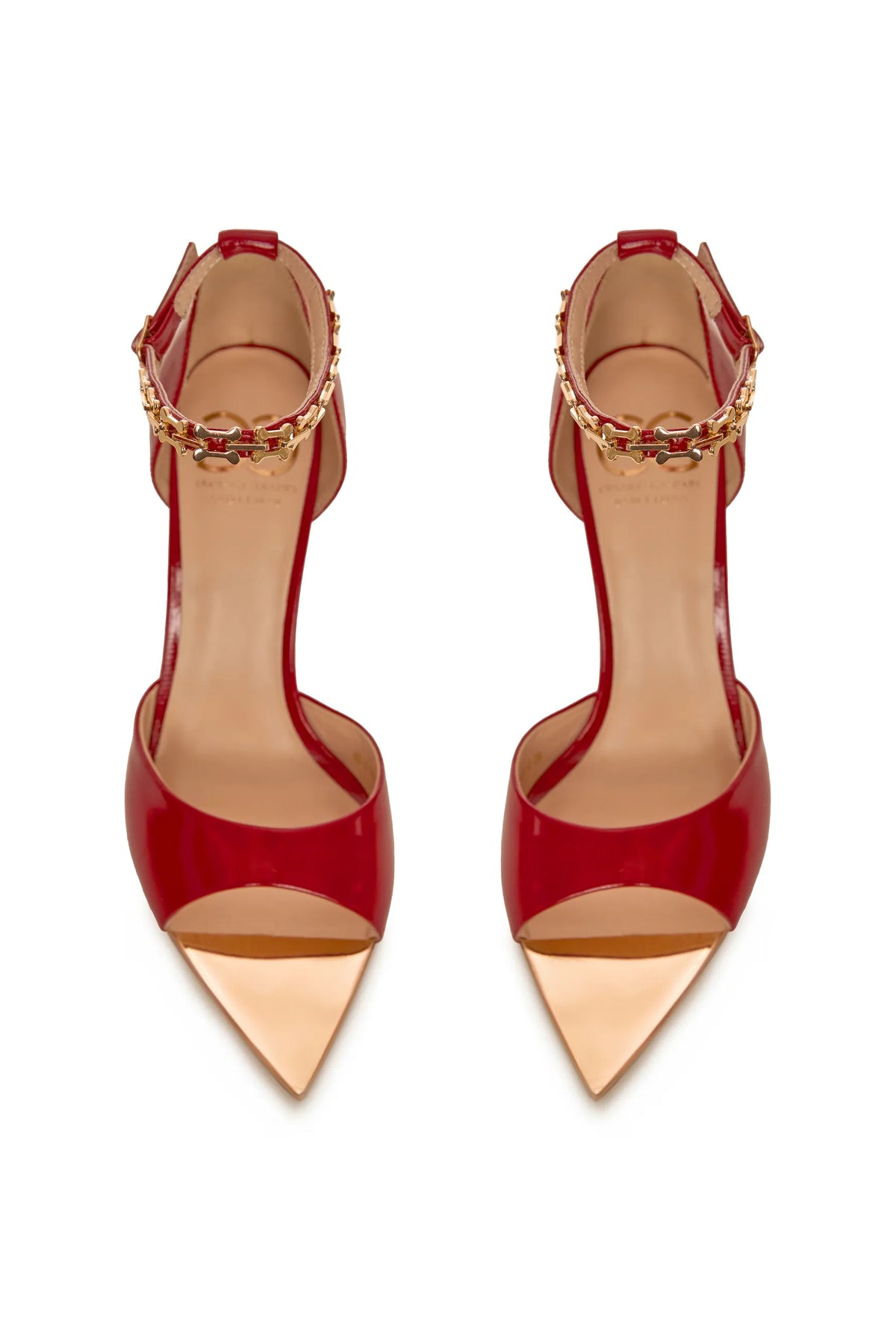 Stiletto High Heeled Sandals Malena - Red