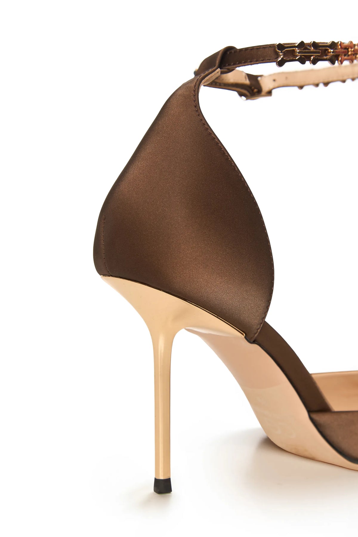 Stiletto High Heeled Sandals Malena - Brown