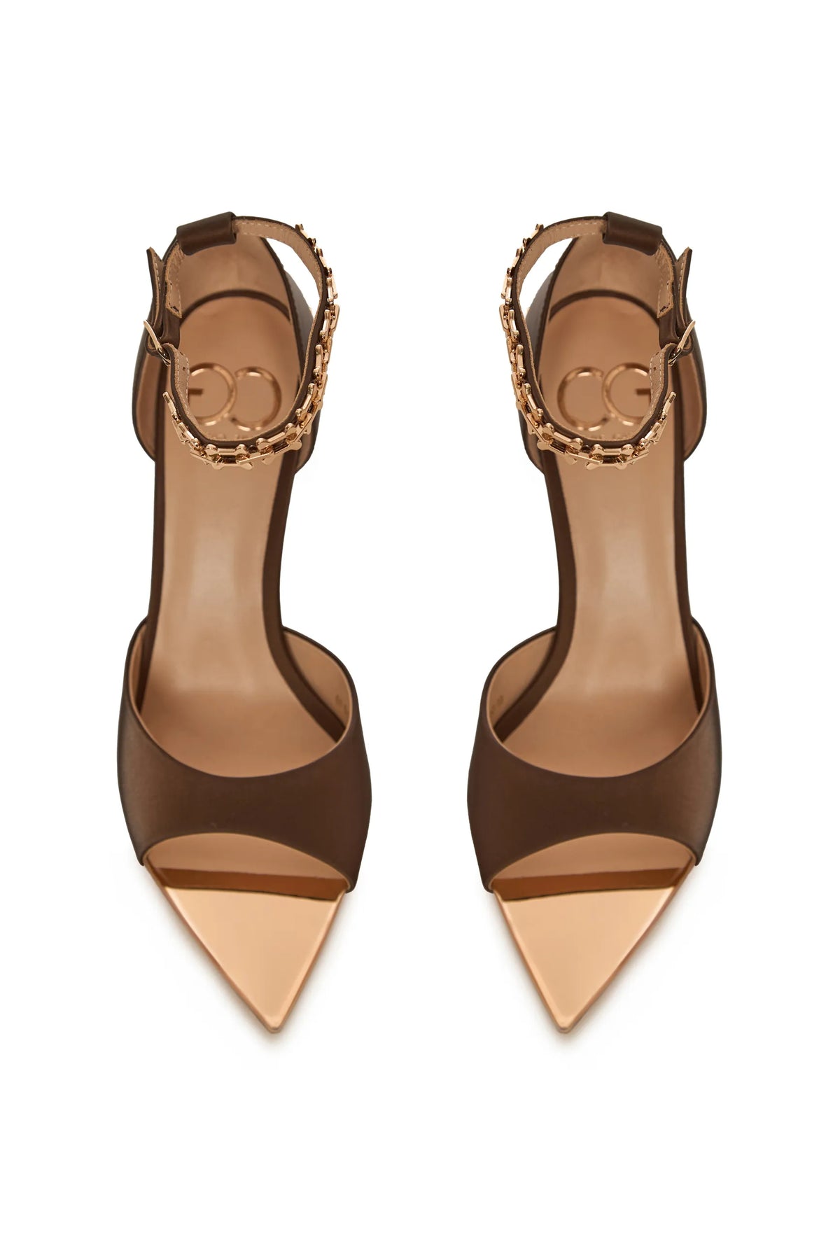 Stiletto High Heeled Sandals Malena - Brown