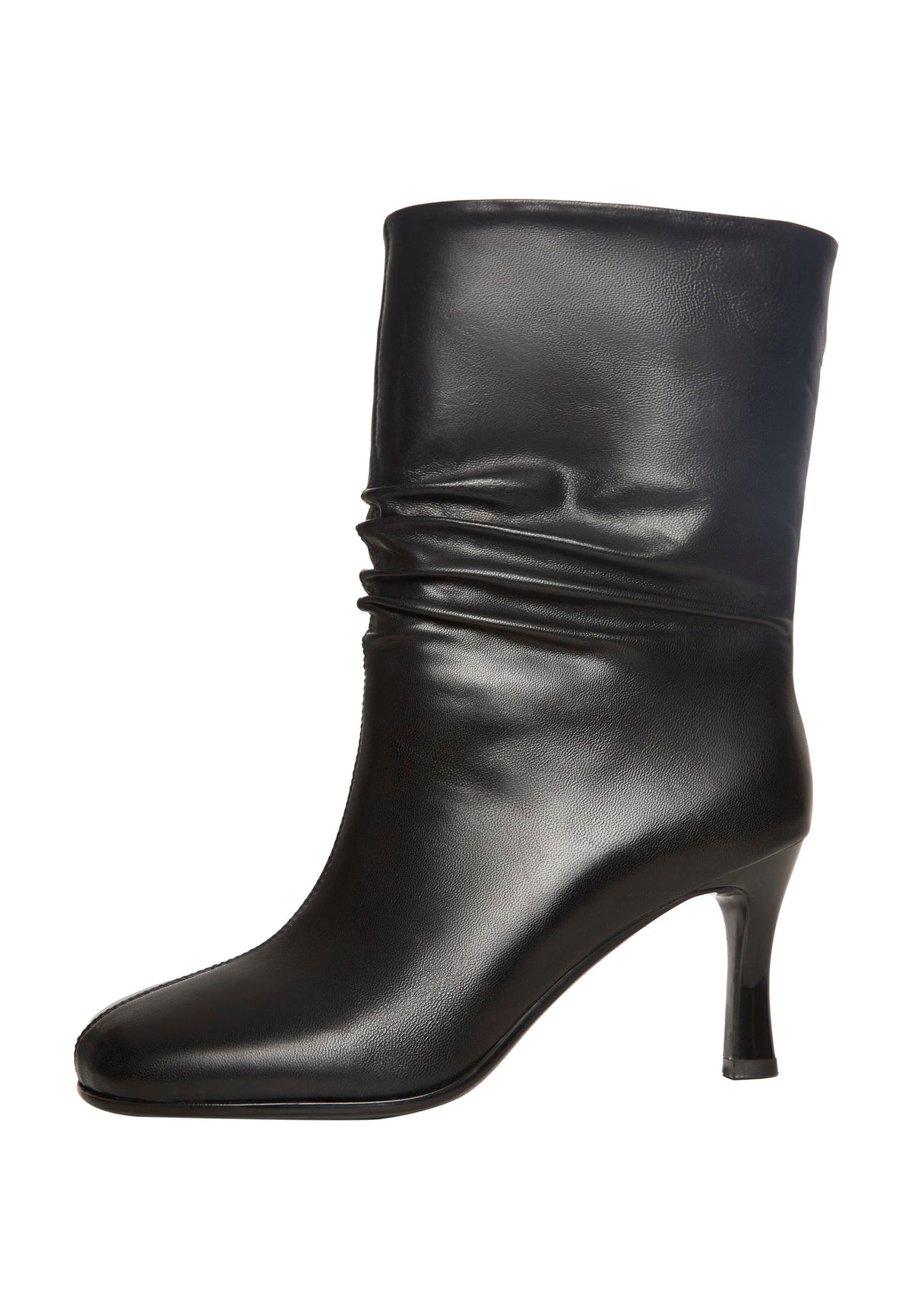 Bottes mi-mollet en cuir
