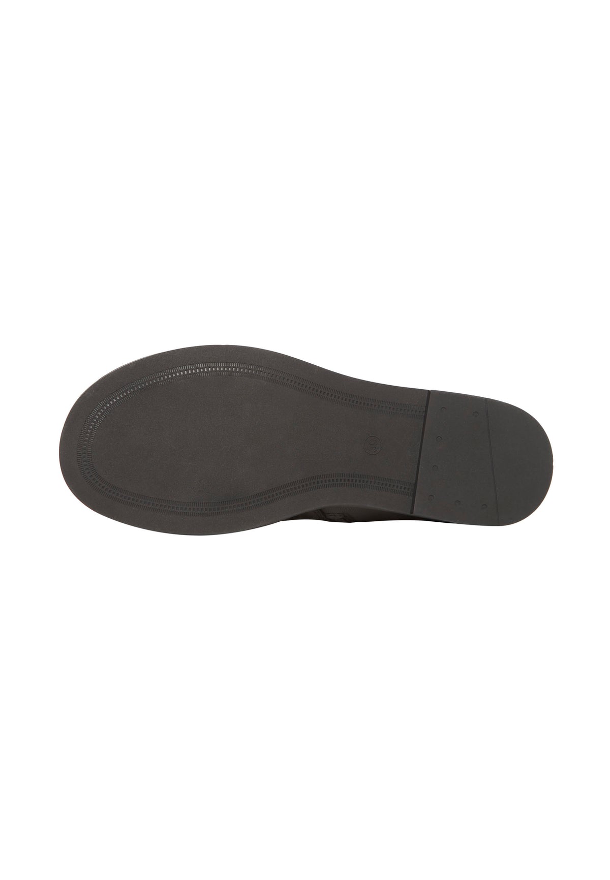 Bottines plates minimalistes en cuir premium – Noir