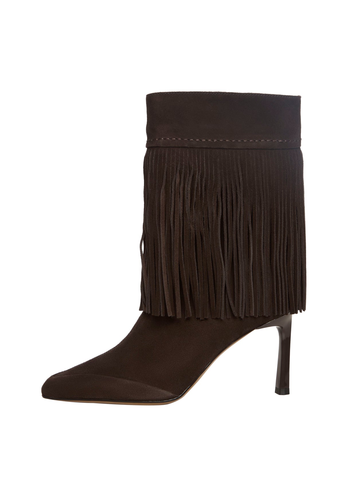 Bottines à franges en daim SFAB – Marron foncé