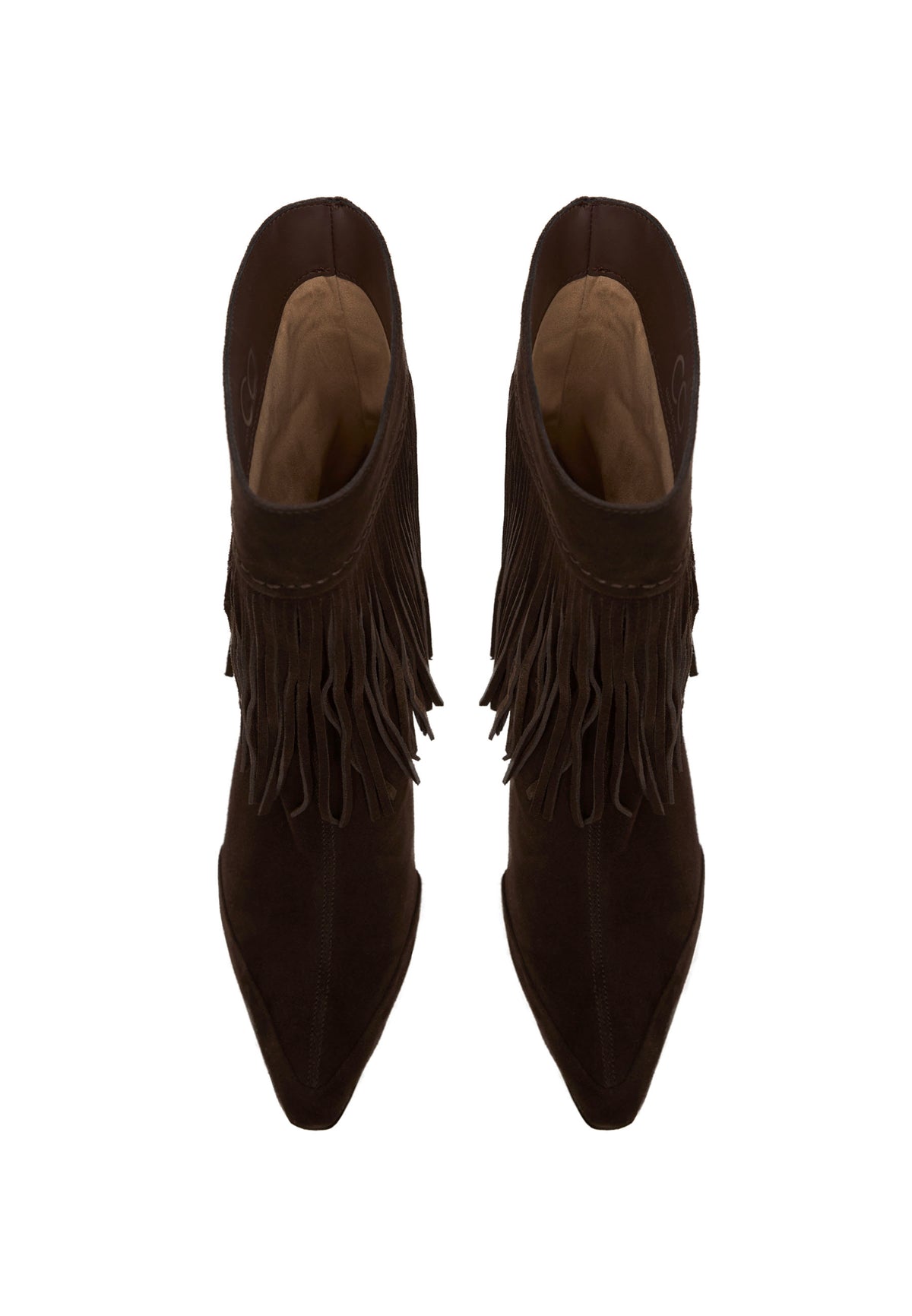 Bottines à franges en daim SFAB – Marron foncé