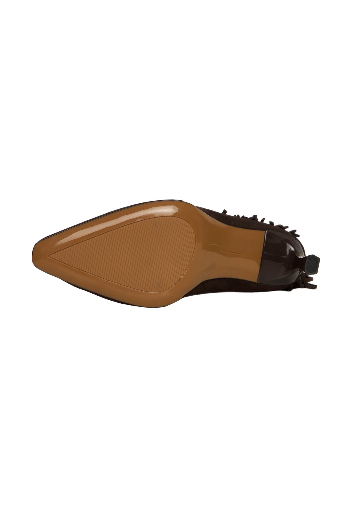 Bottines à franges en daim SFAB – Marron foncé