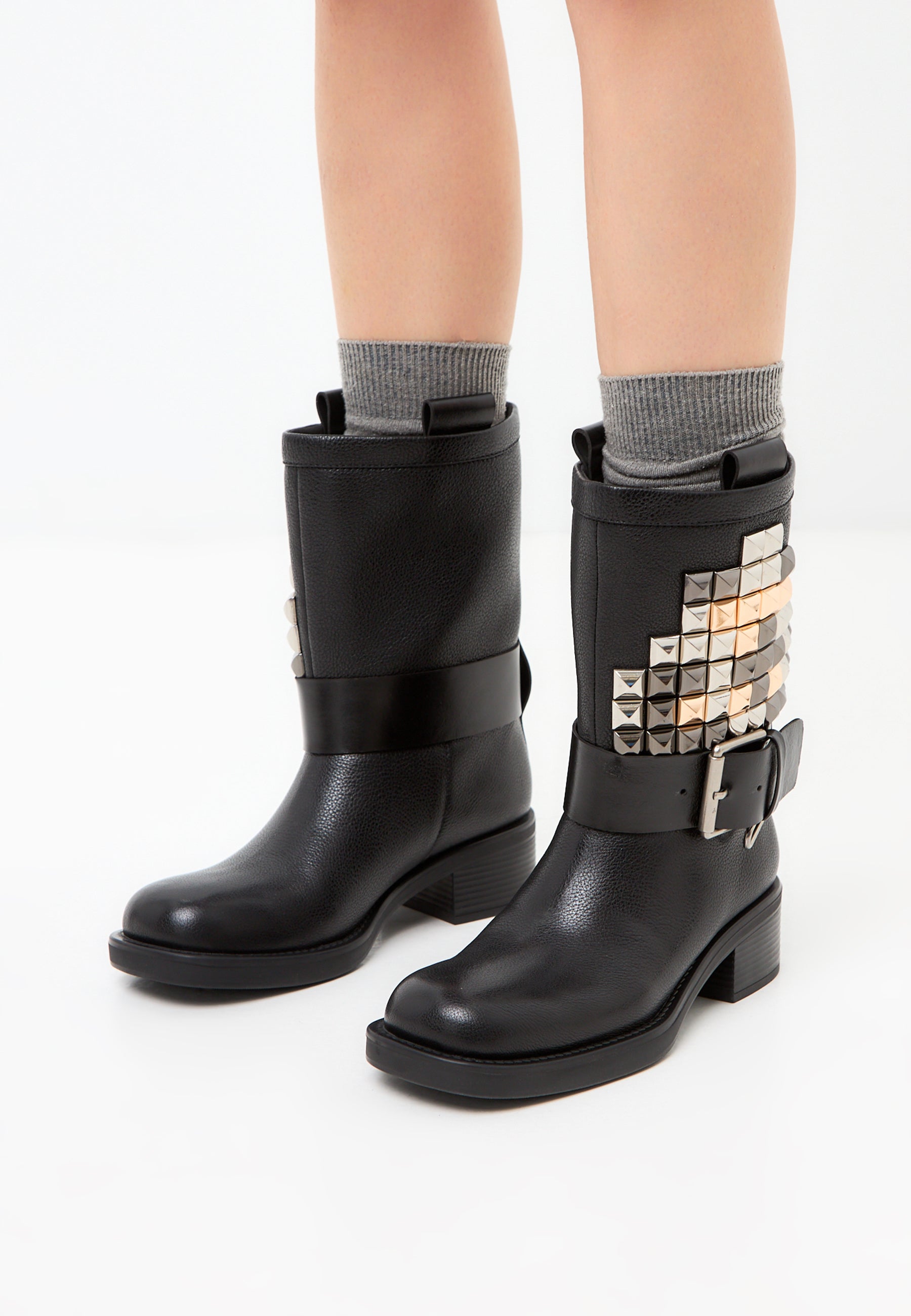 Studded Ankle Boots Joan - Black