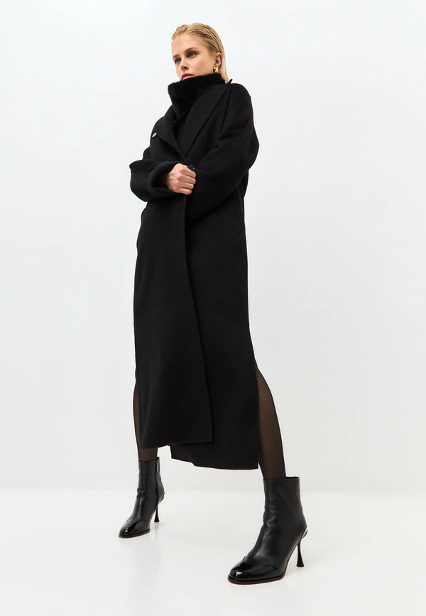 Gloss Cap Toe Stiletto Ankle Boot