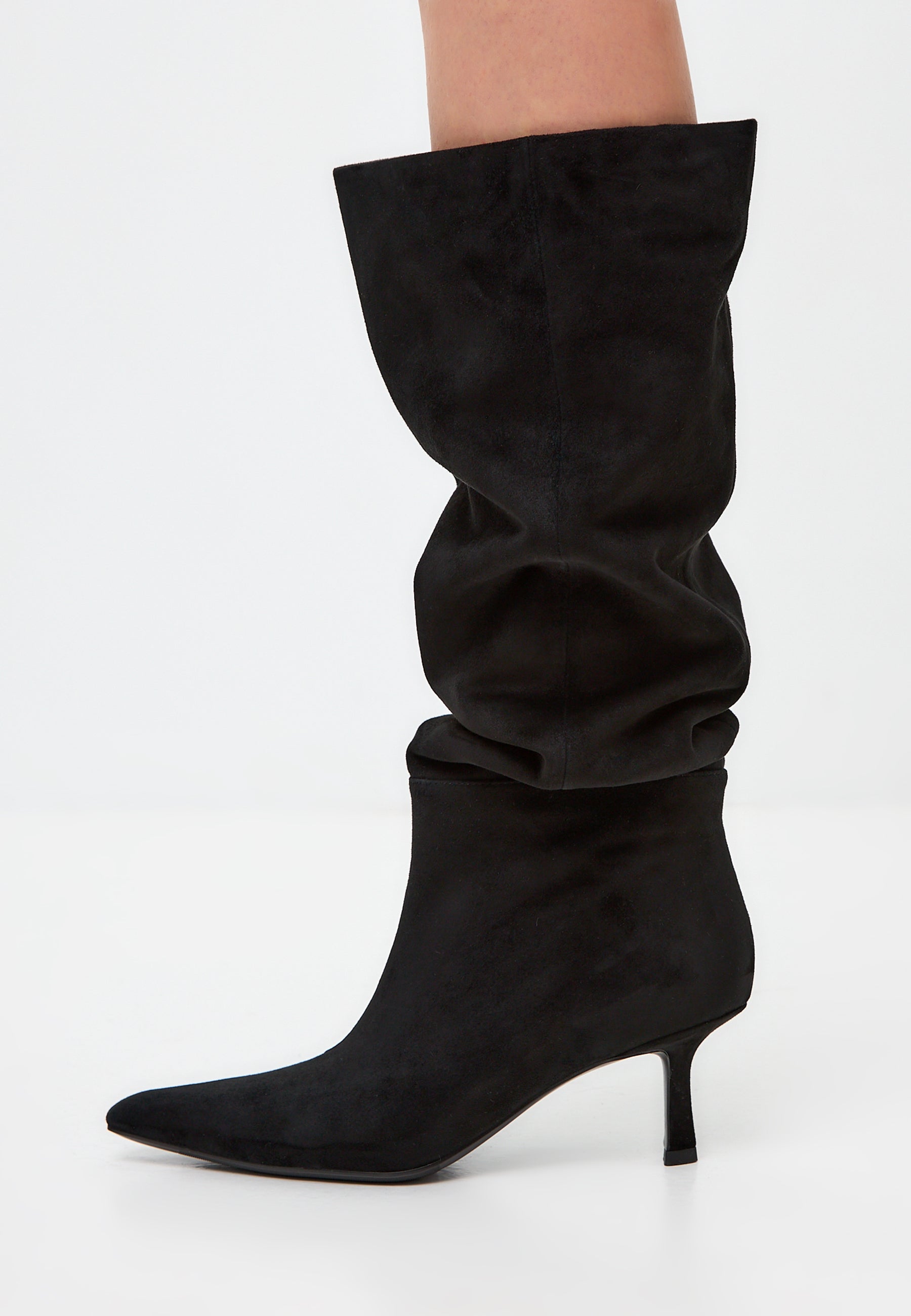 Botas Slouchy de Ante Stella - Negro