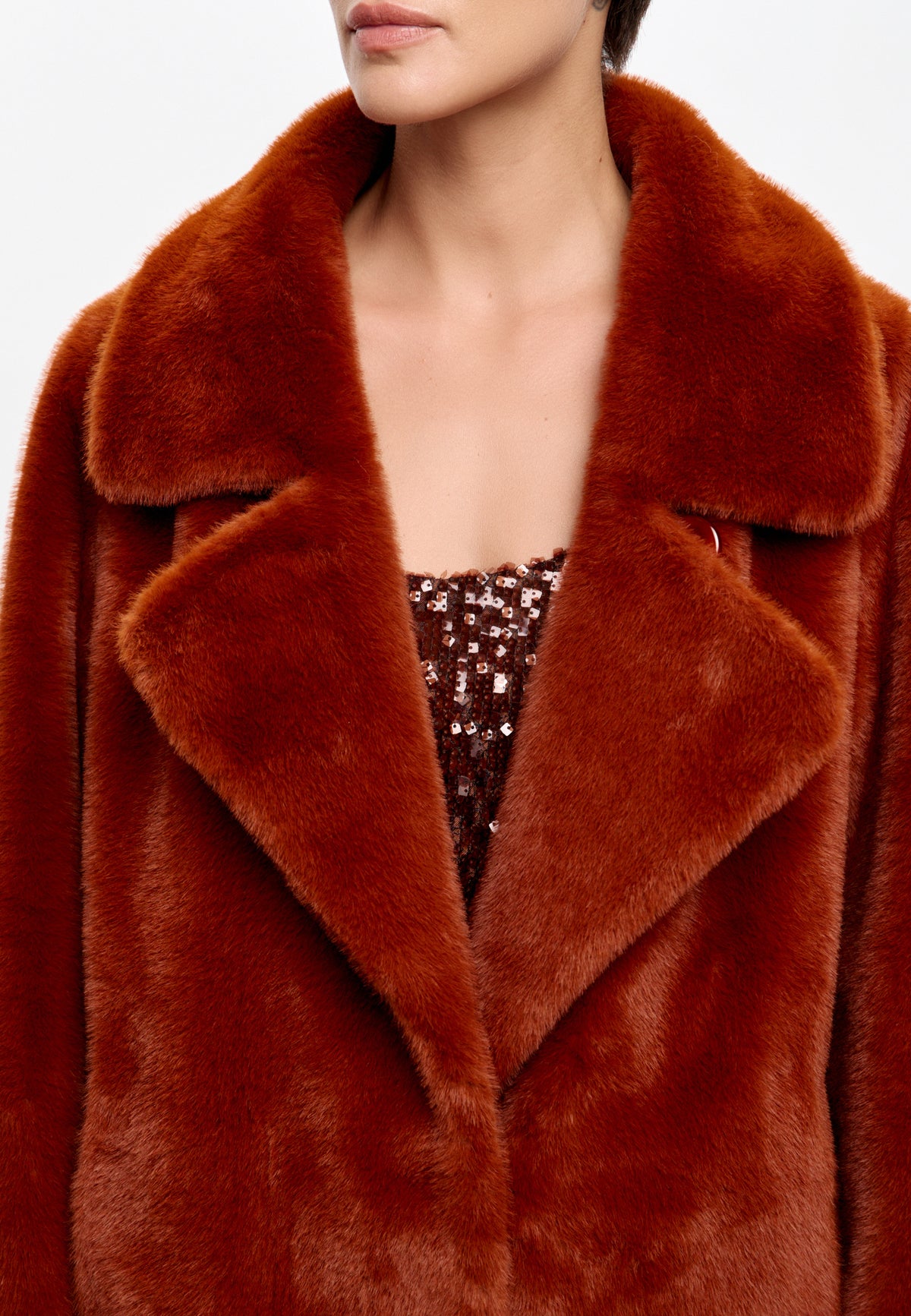 Manteau classique – Terracotta