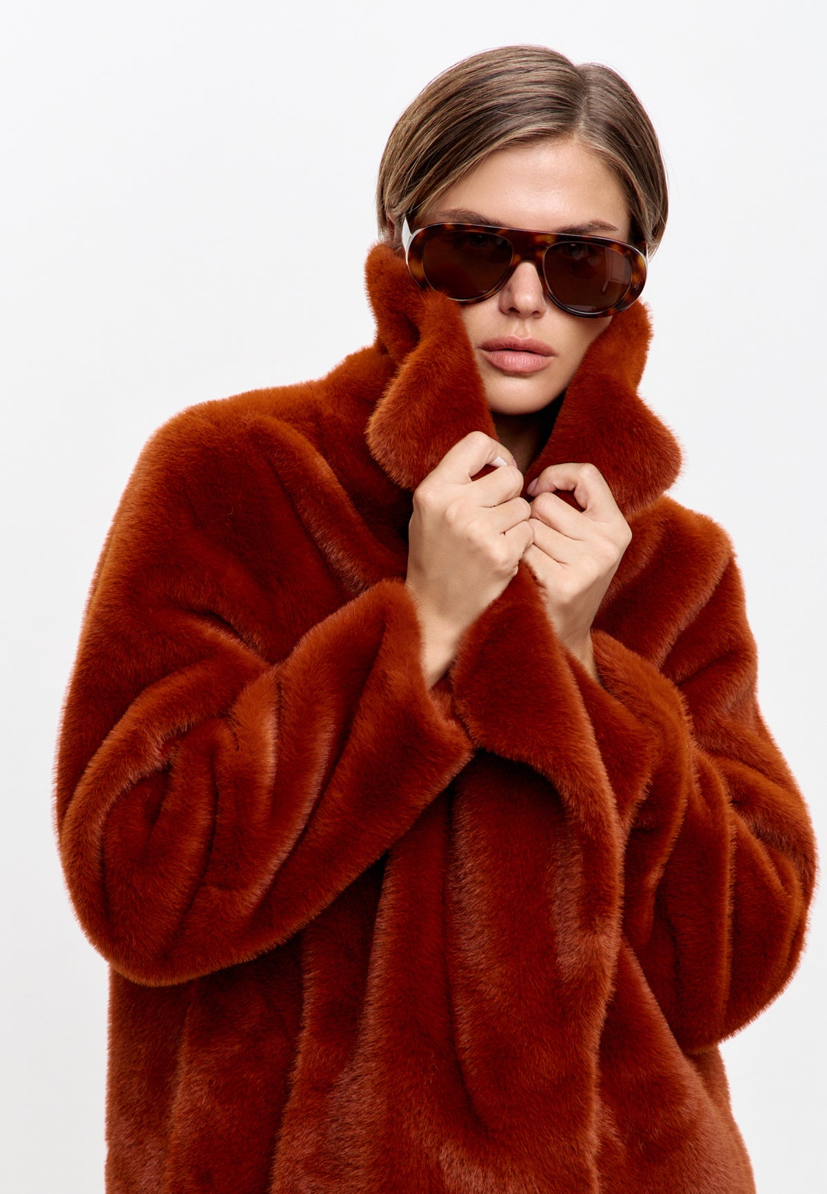 Manteau classique – Terracotta