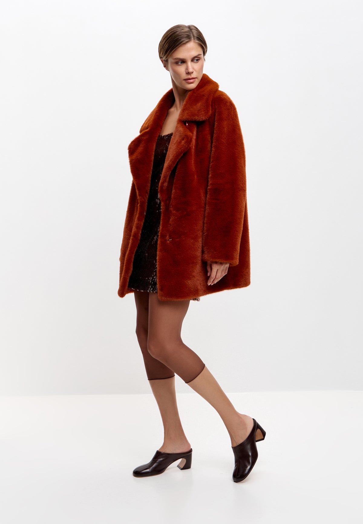 Manteau classique – Terracotta