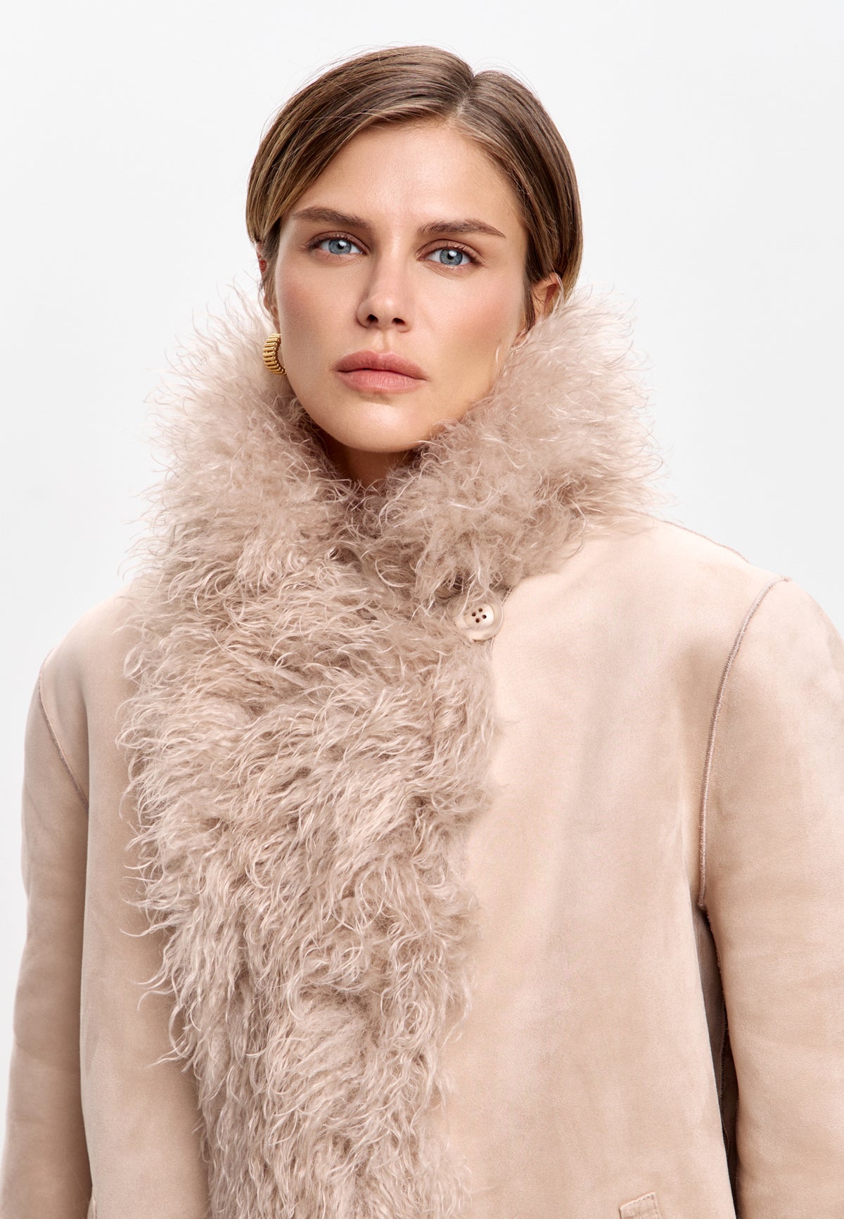 Reversible Classic Shell Coat - Beige