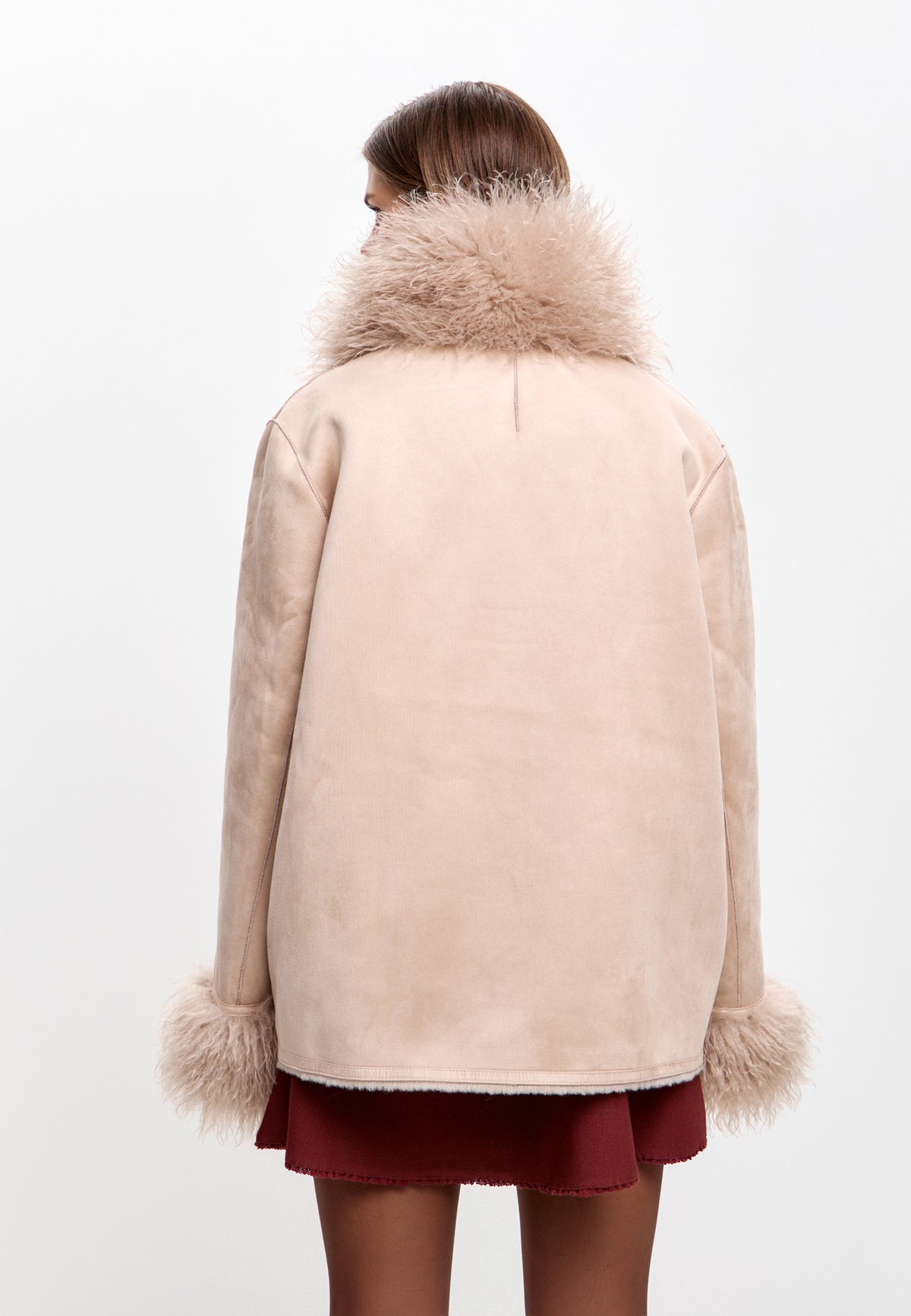 Reversible Classic Shell Coat - Beige
