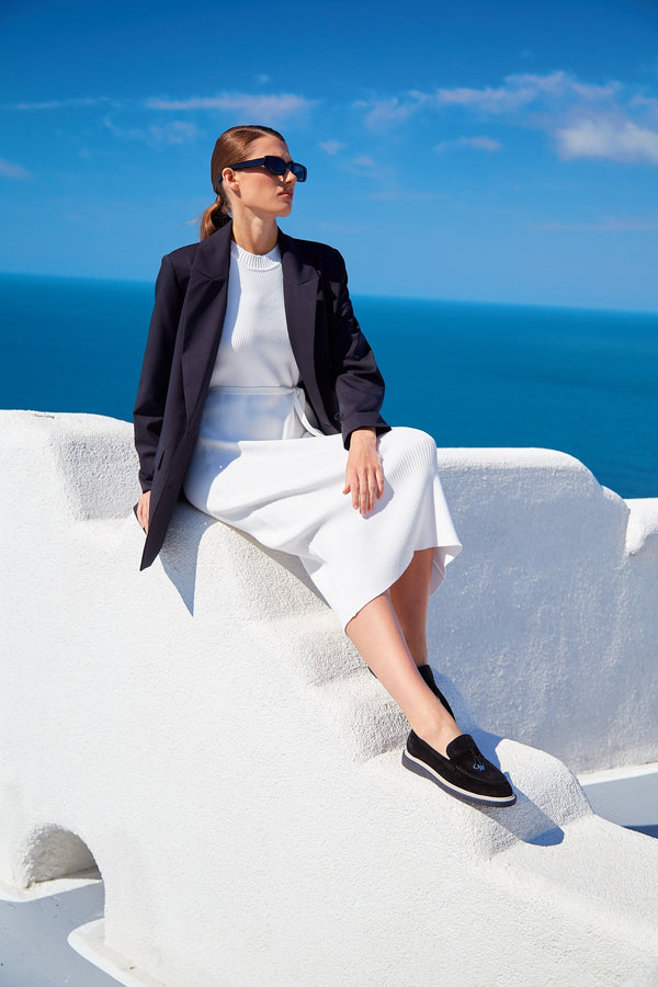 Suède Slip-On Loafers