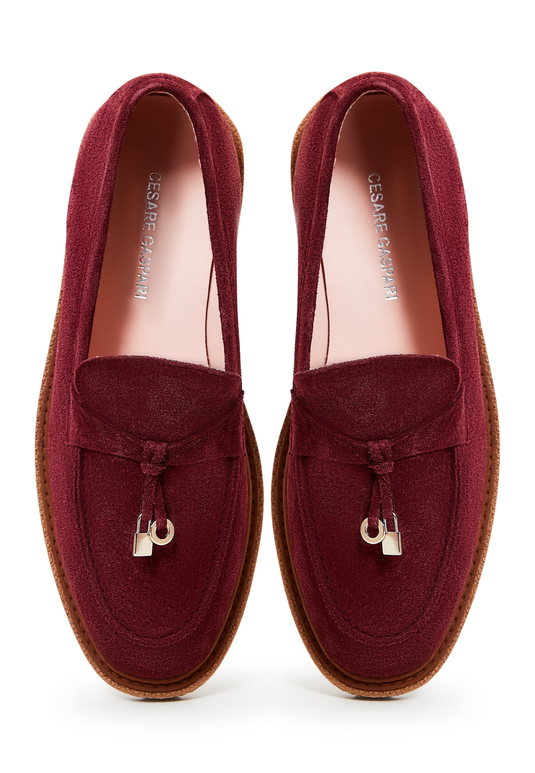 Suede Slip-On Loafers - Cesare Gaspari 