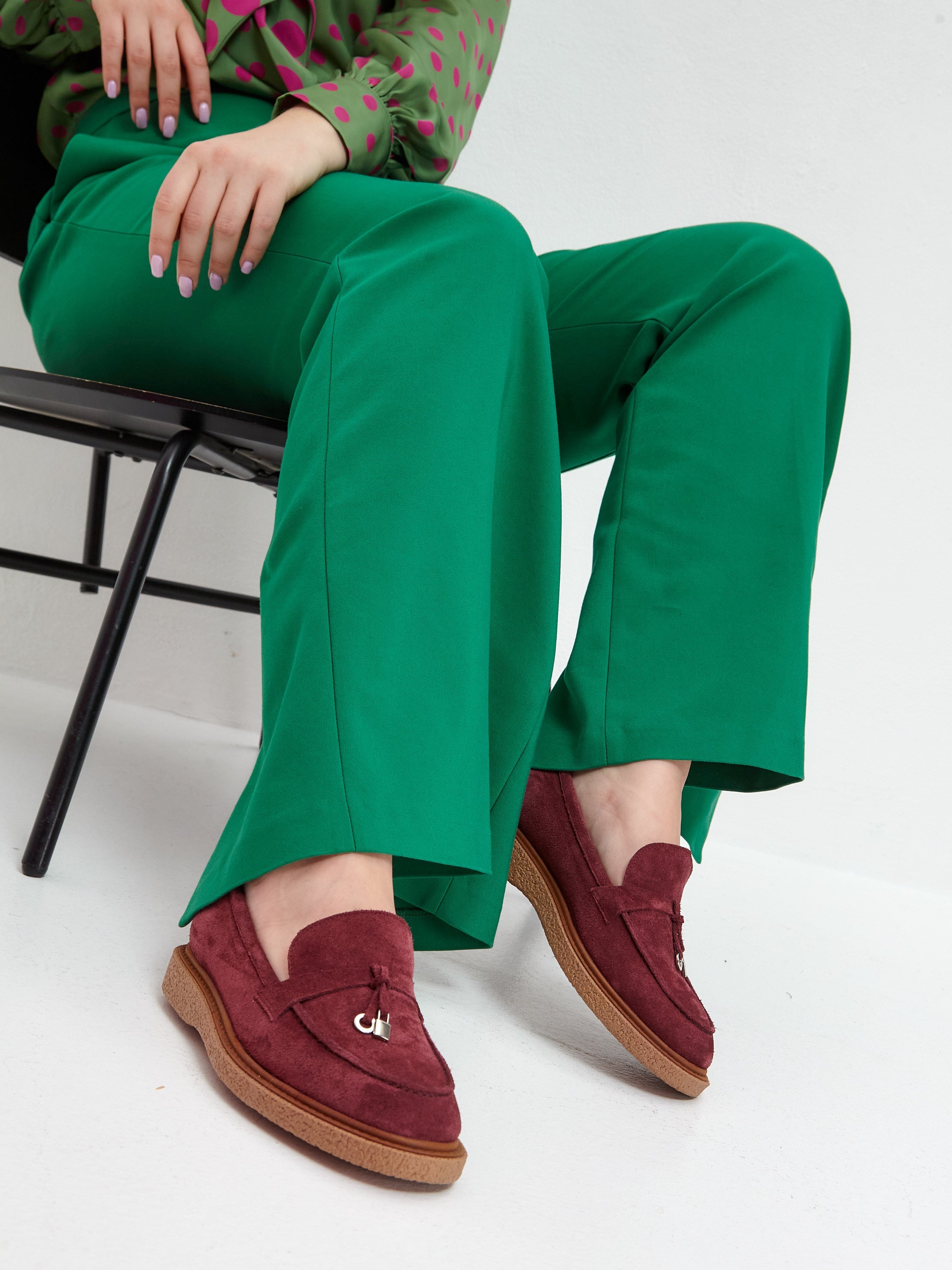 Suede Slip-On Loafers - Cesare Gaspari 