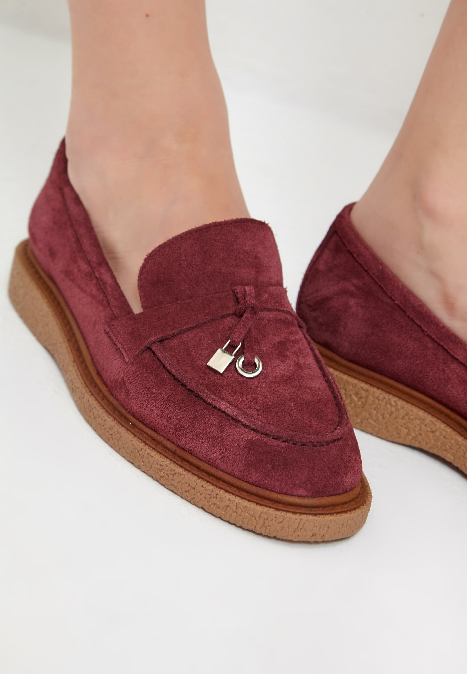 Suede Slip-On Loafers - Cesare Gaspari 