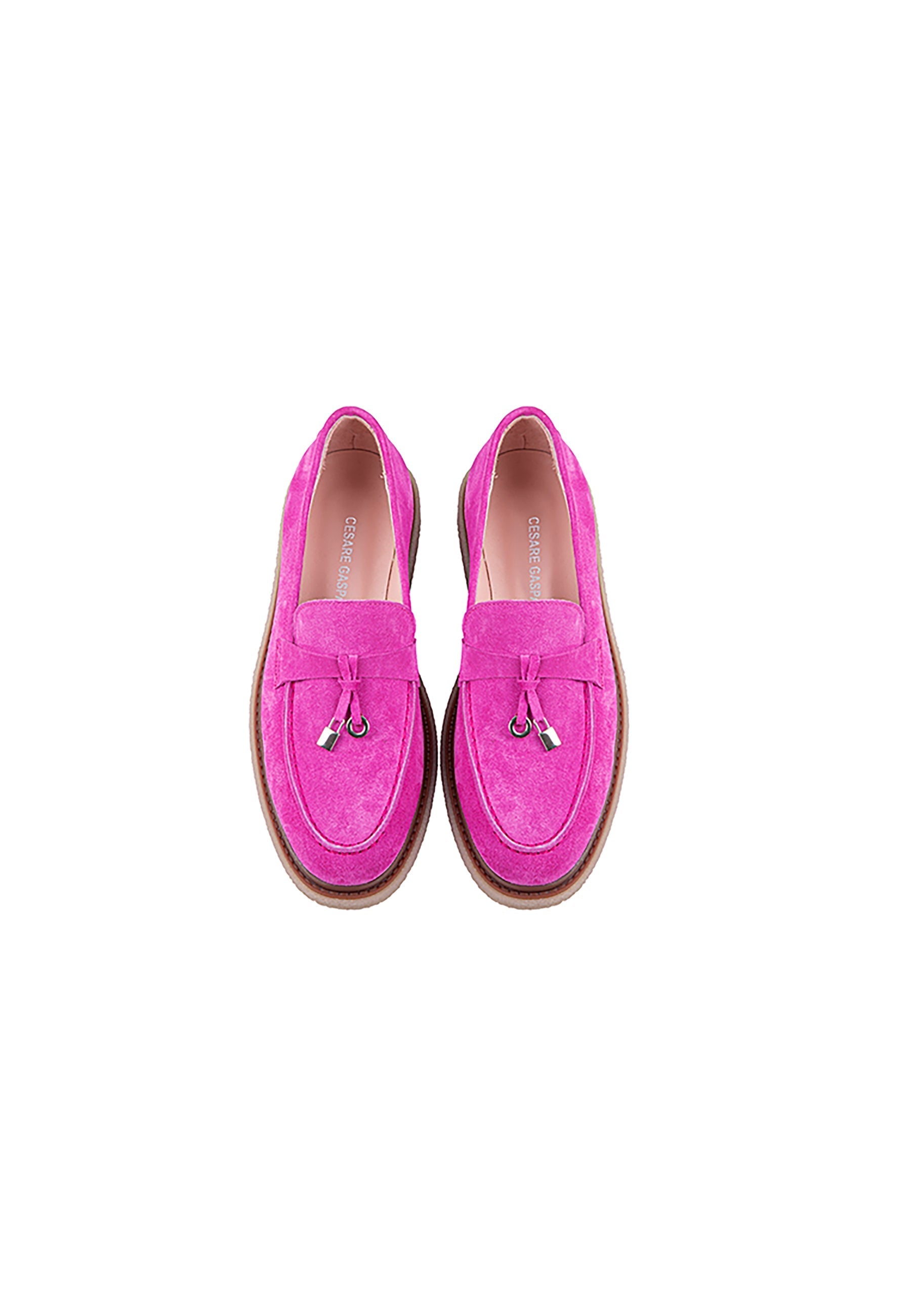 Suede Slip-On Loafers - Cesare Gaspari 