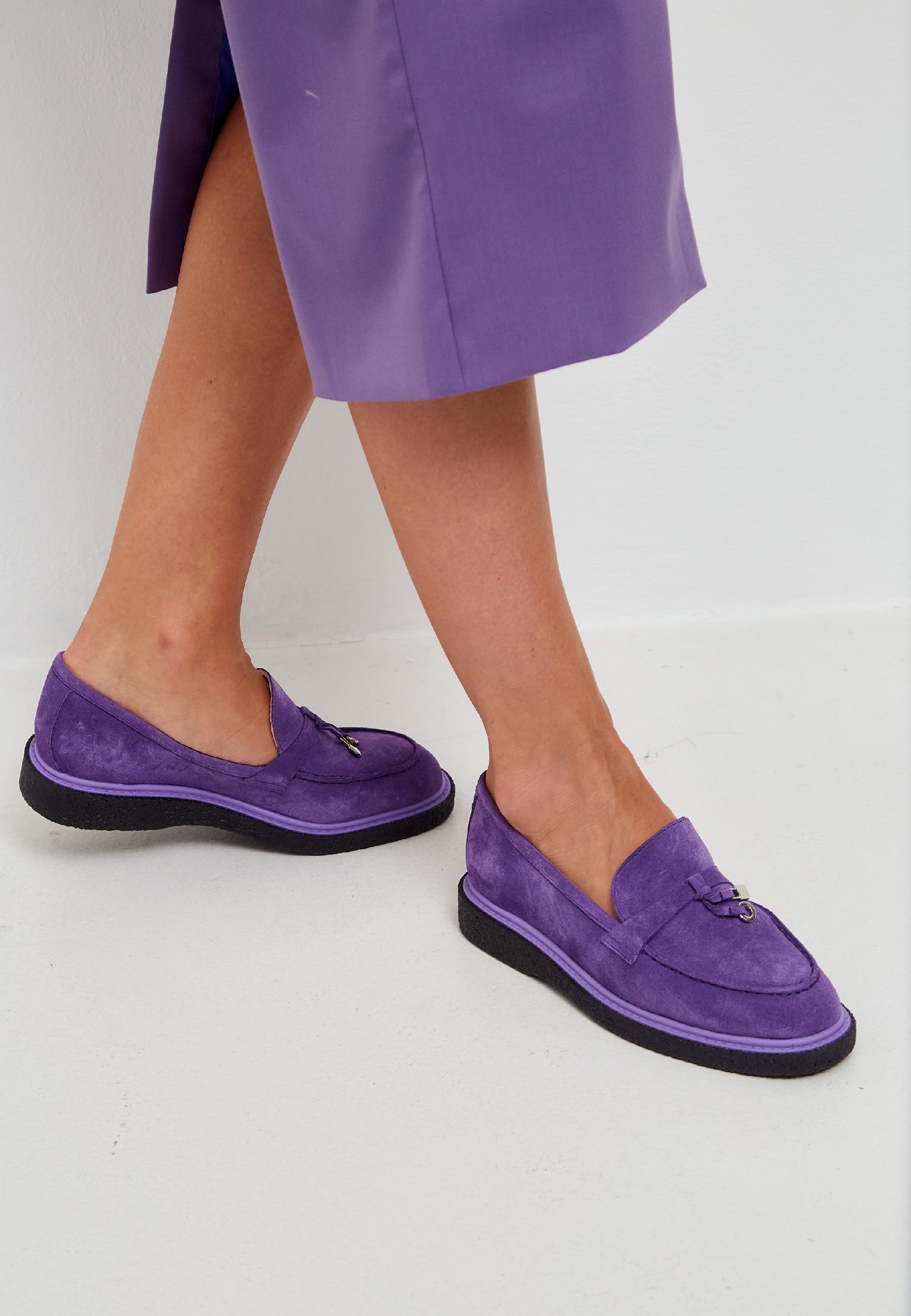 Suede Slip-On Loafers Loafers Cesare Gaspari 