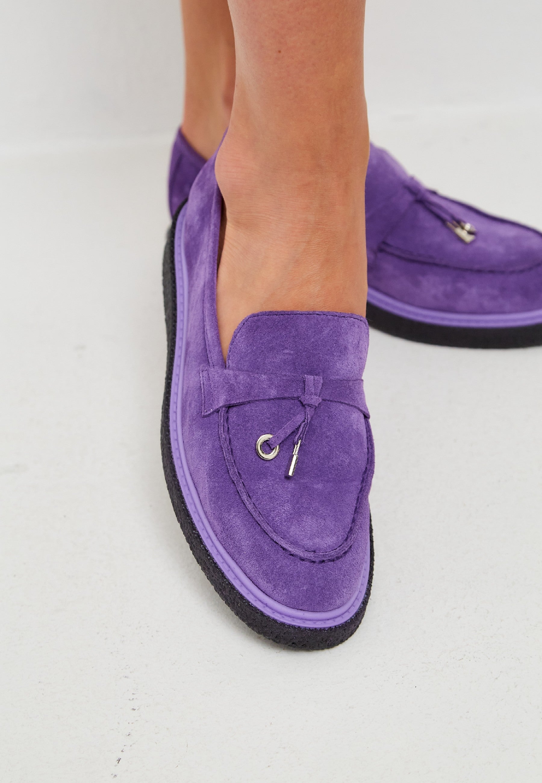 Suede Slip-On Loafers Loafers Cesare Gaspari 