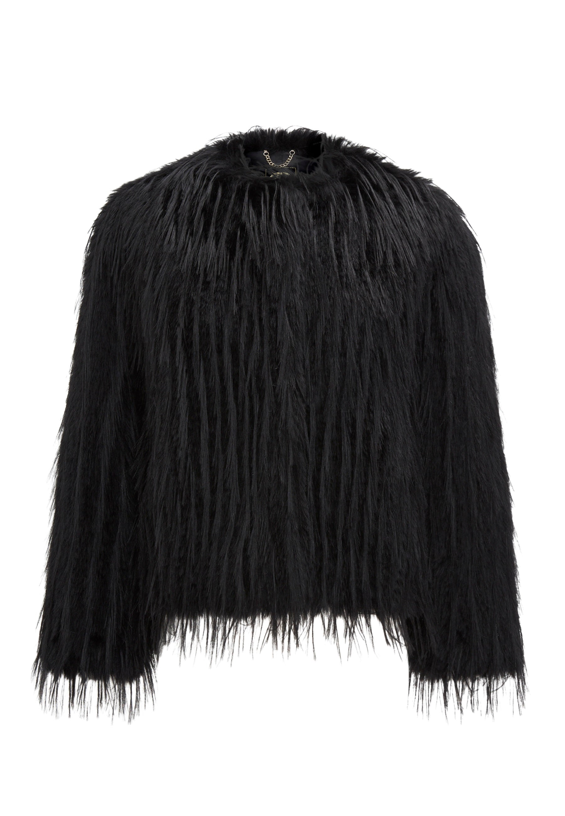 Winter Faux Fur Jacket - Black