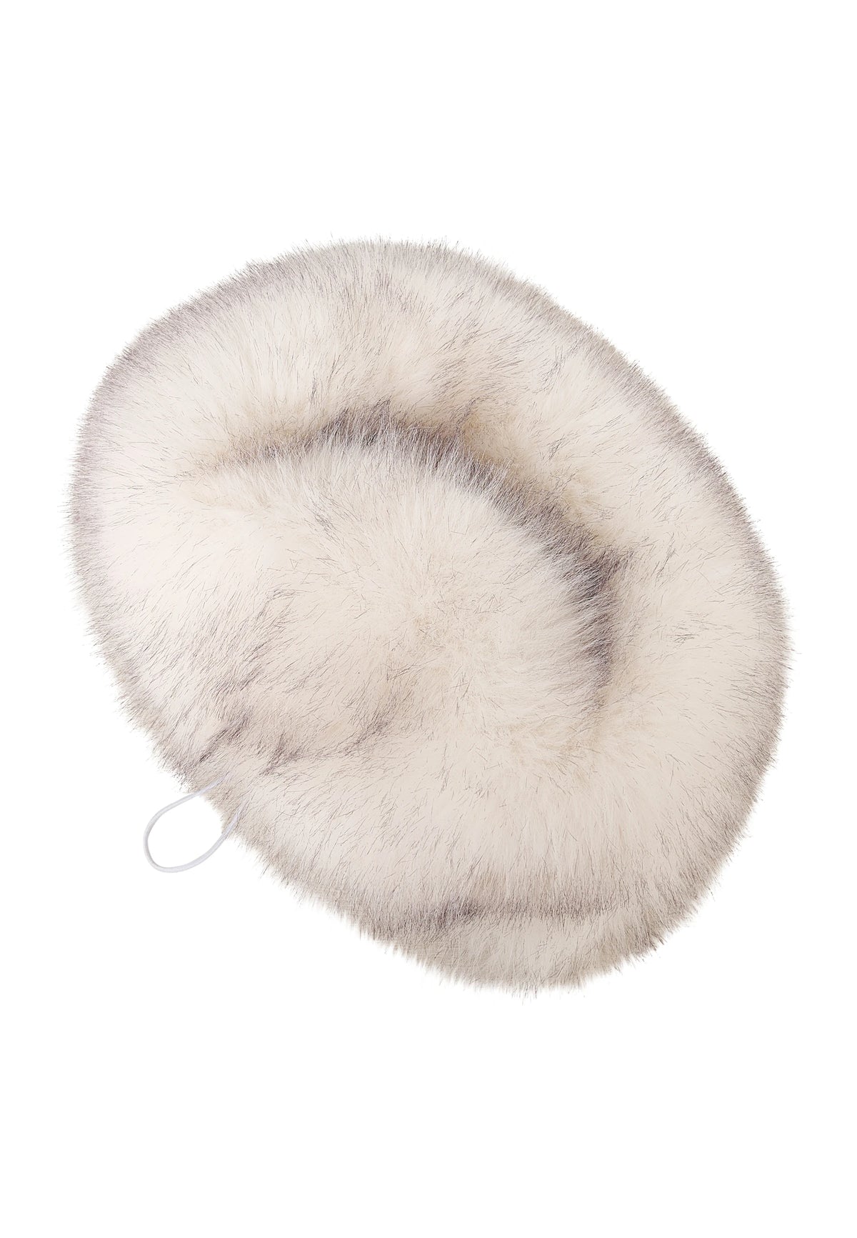 Faux Fur Hat – White