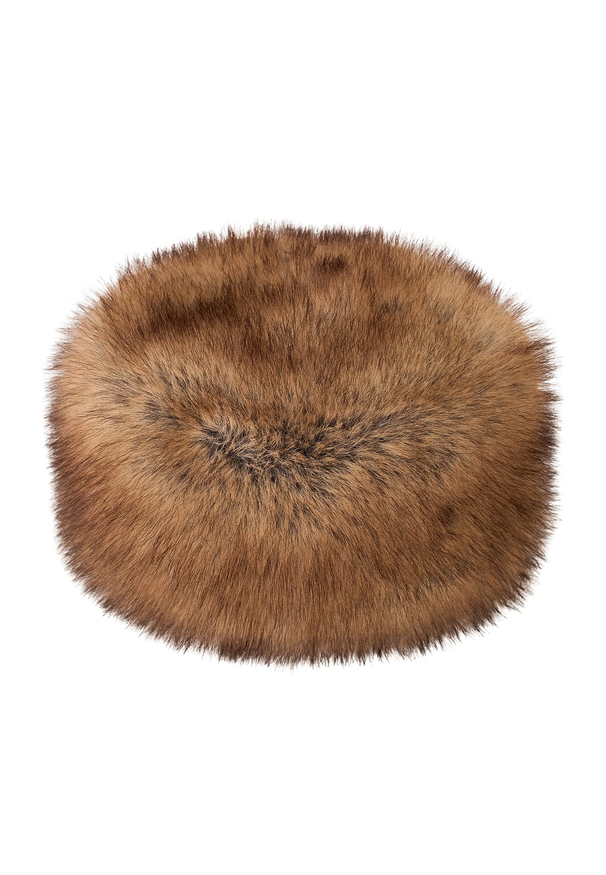 Faux Fur Hat – Brown