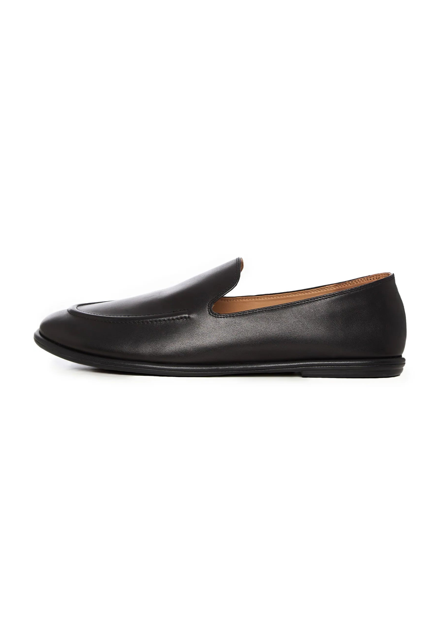 Soft Step Leather Loafers – Black