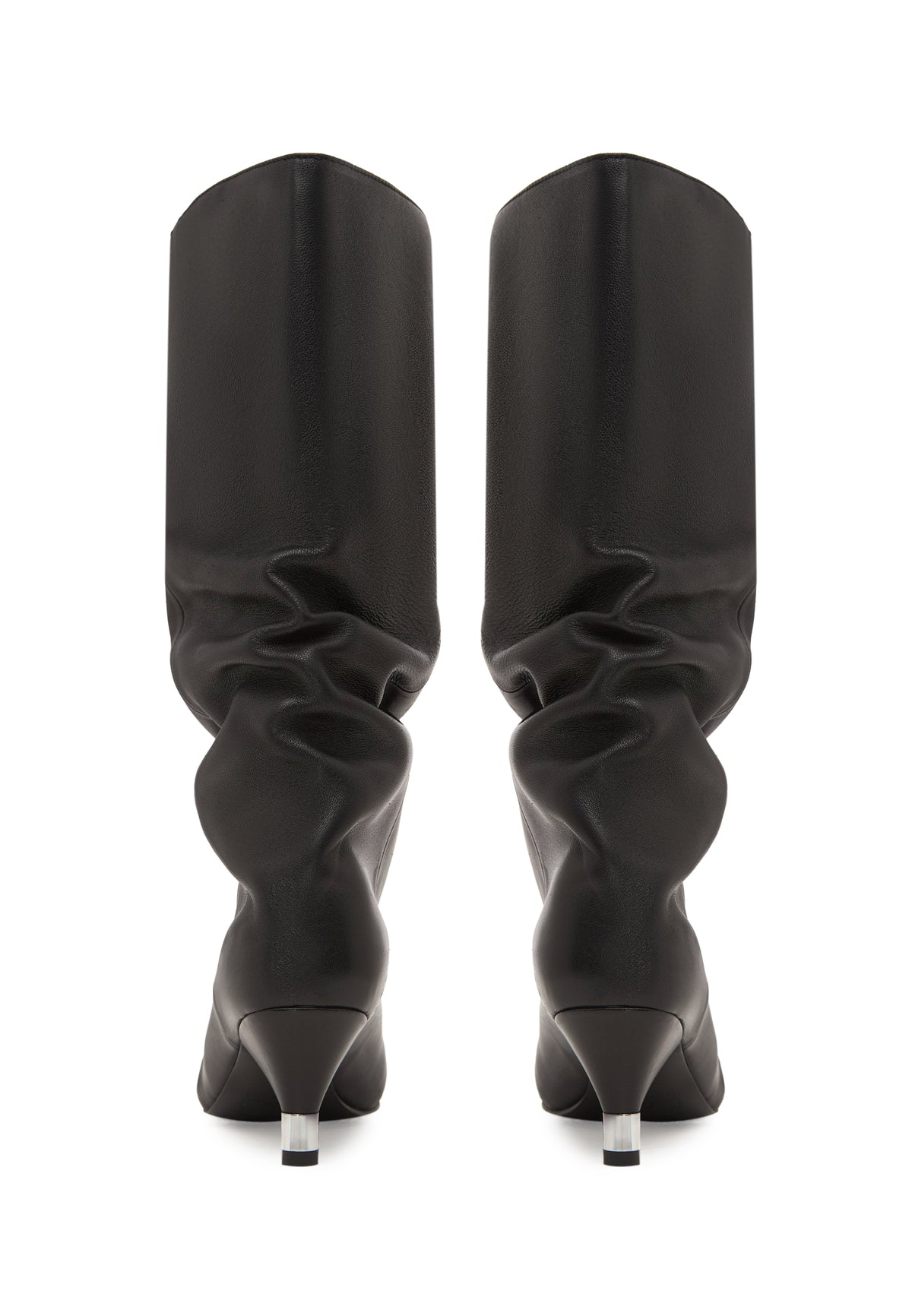 Kitten Heel Ankle Boots - Black