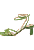 Origami Crossover Sandals - Green