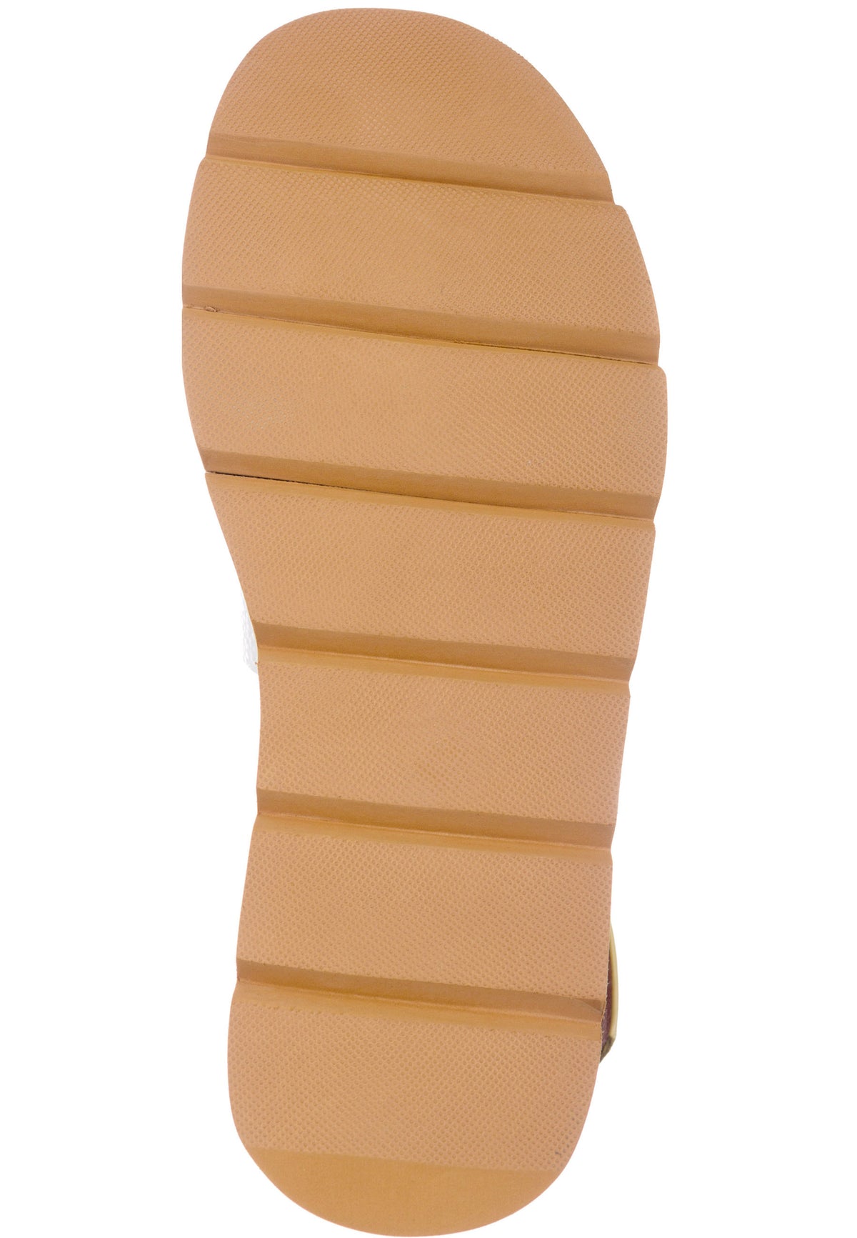 Viva Stripe Platform Sandals – Gold