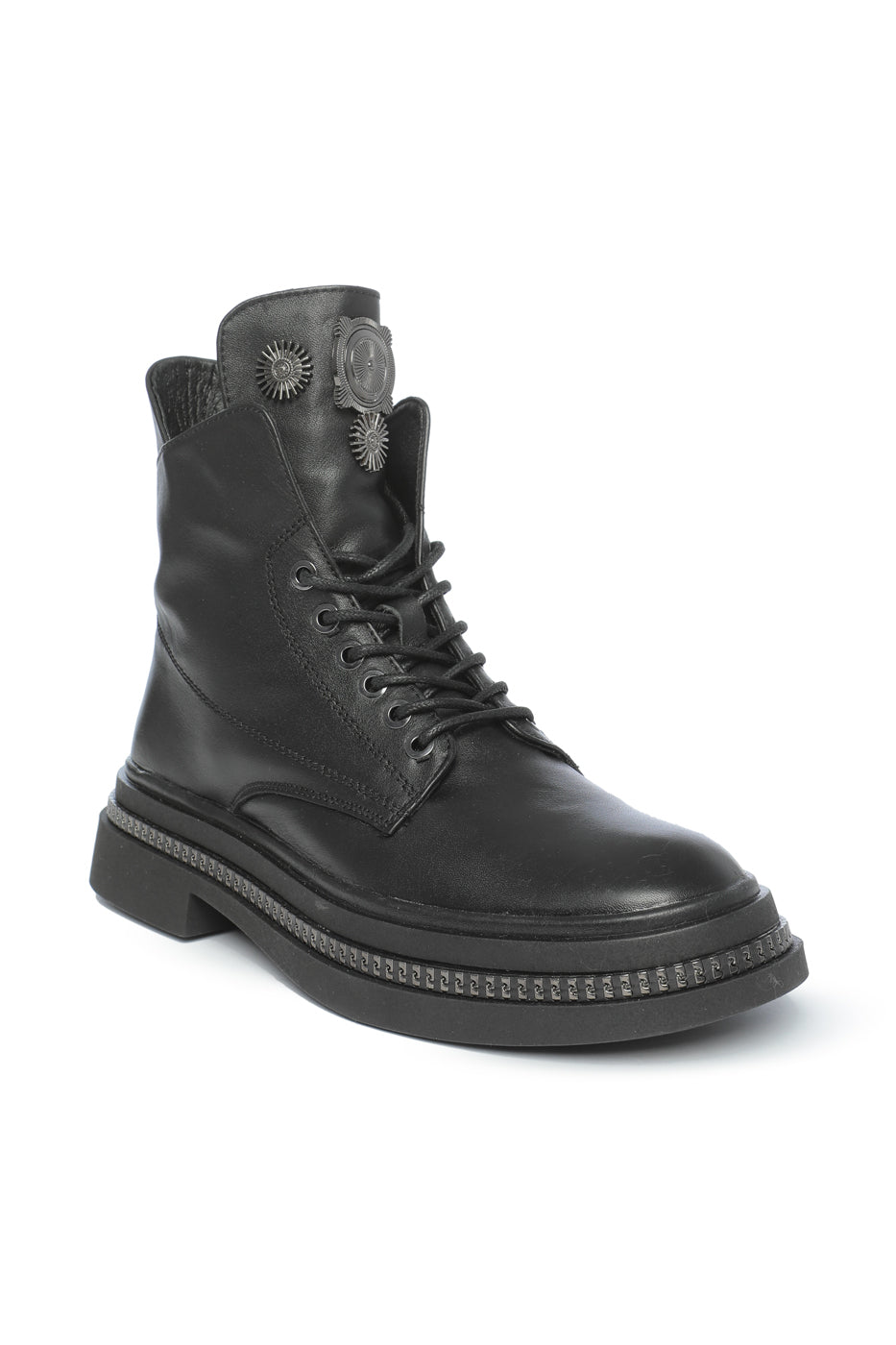 High-Lace Combat Boots