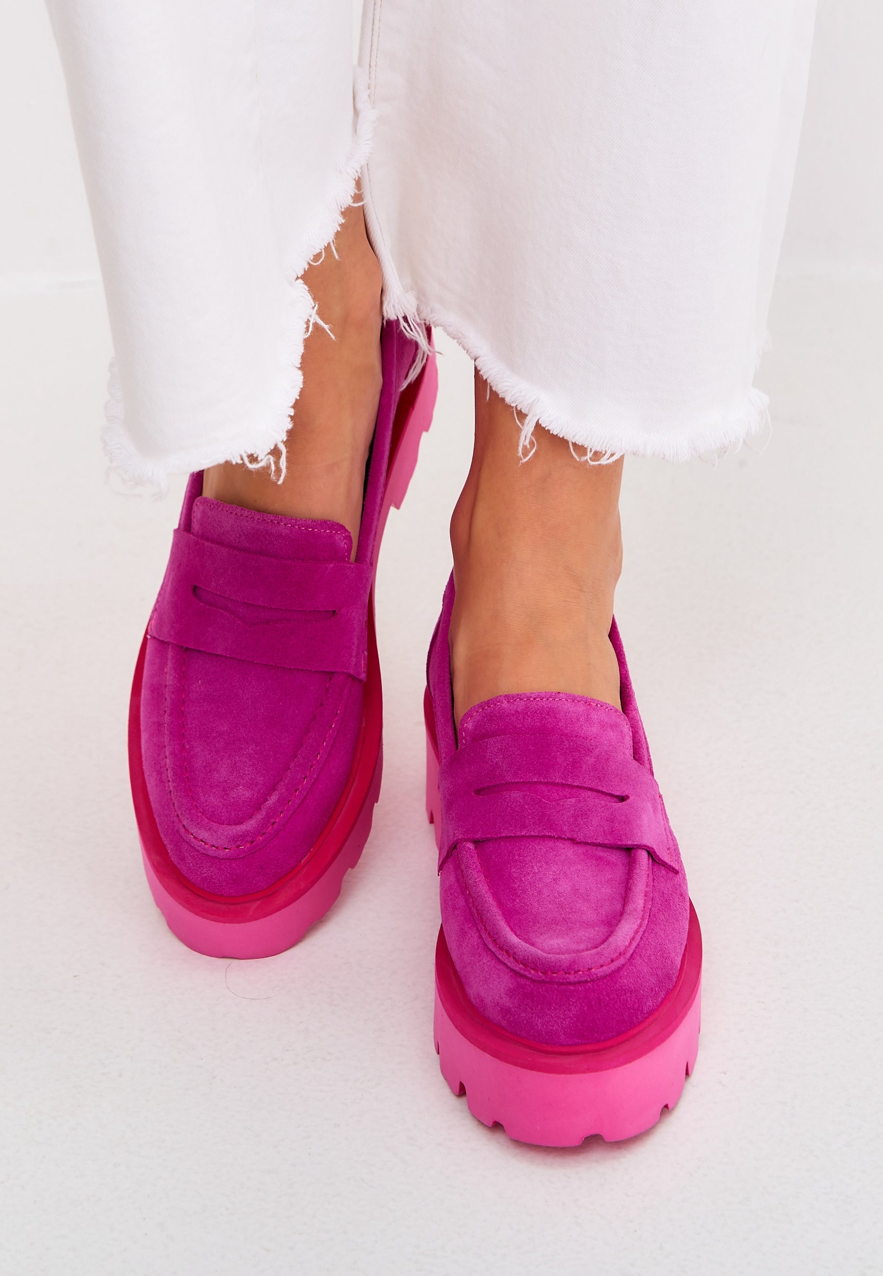 Slip-on Suede Loafers - Cesare Gaspari 