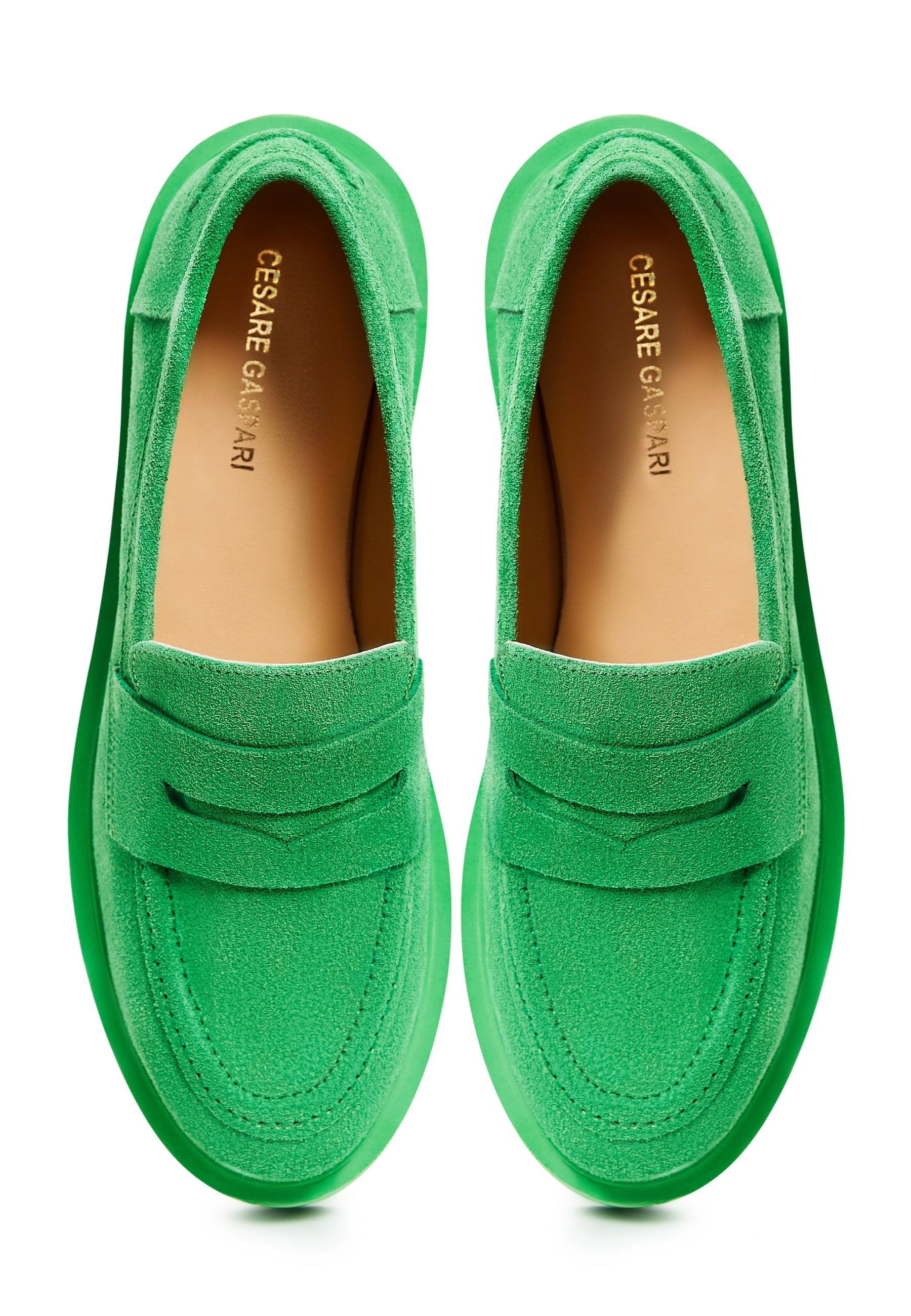 Slip-on Suede Loafers - Cesare Gaspari 