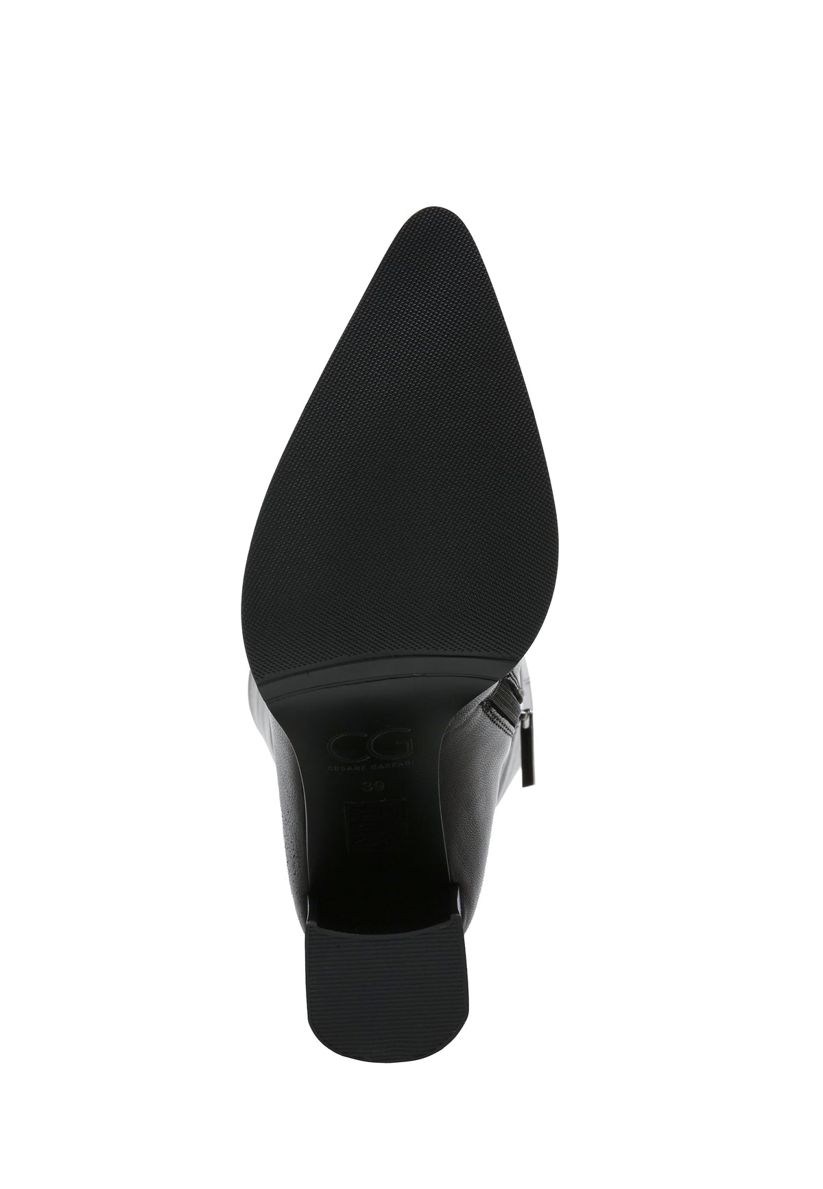Chunky Block Heel Boots - Black