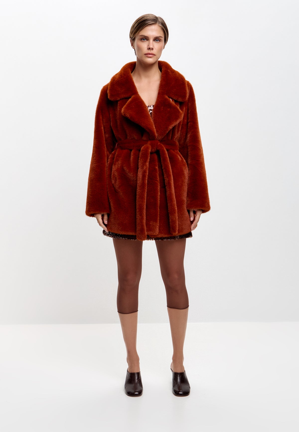 Manteau classique – Terracotta