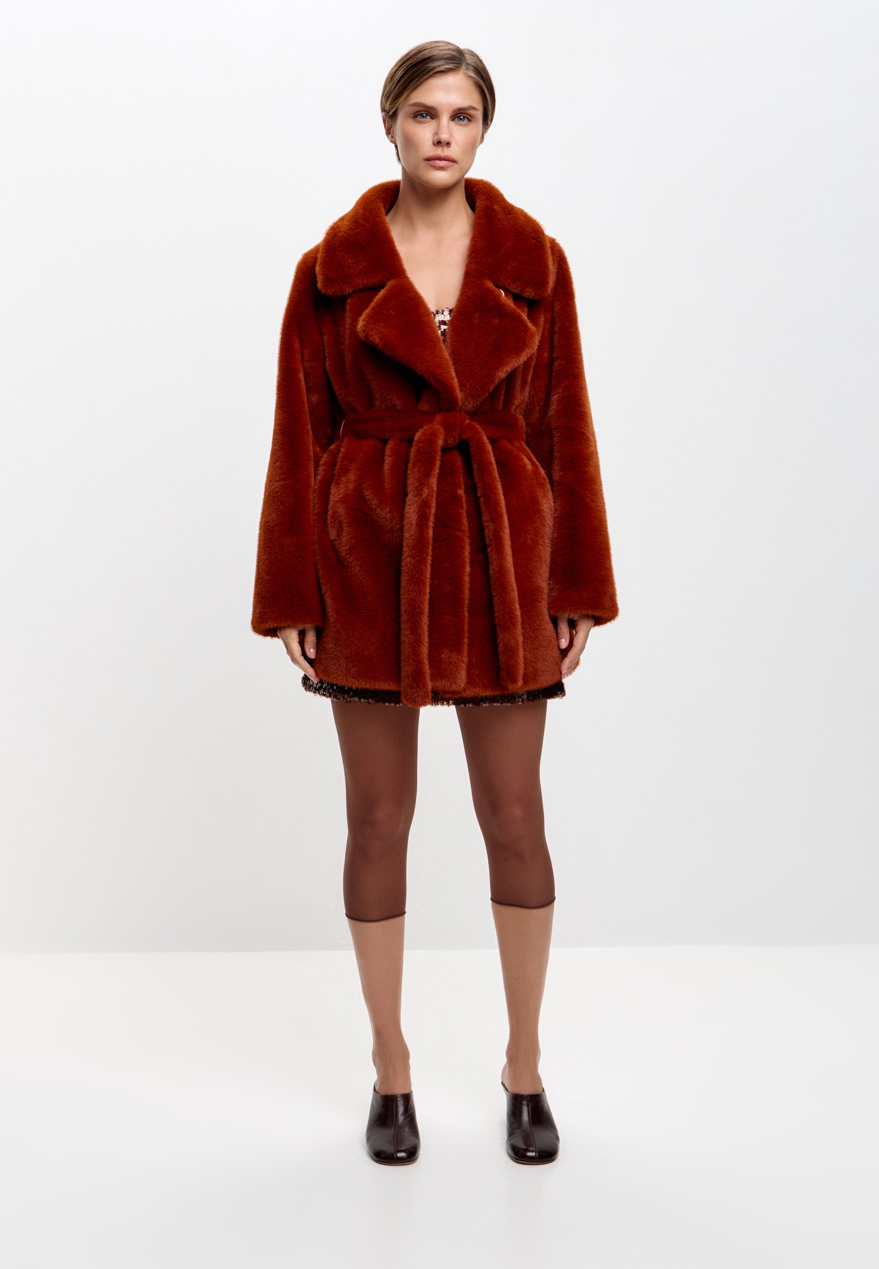 Manteau classique – Terracotta
