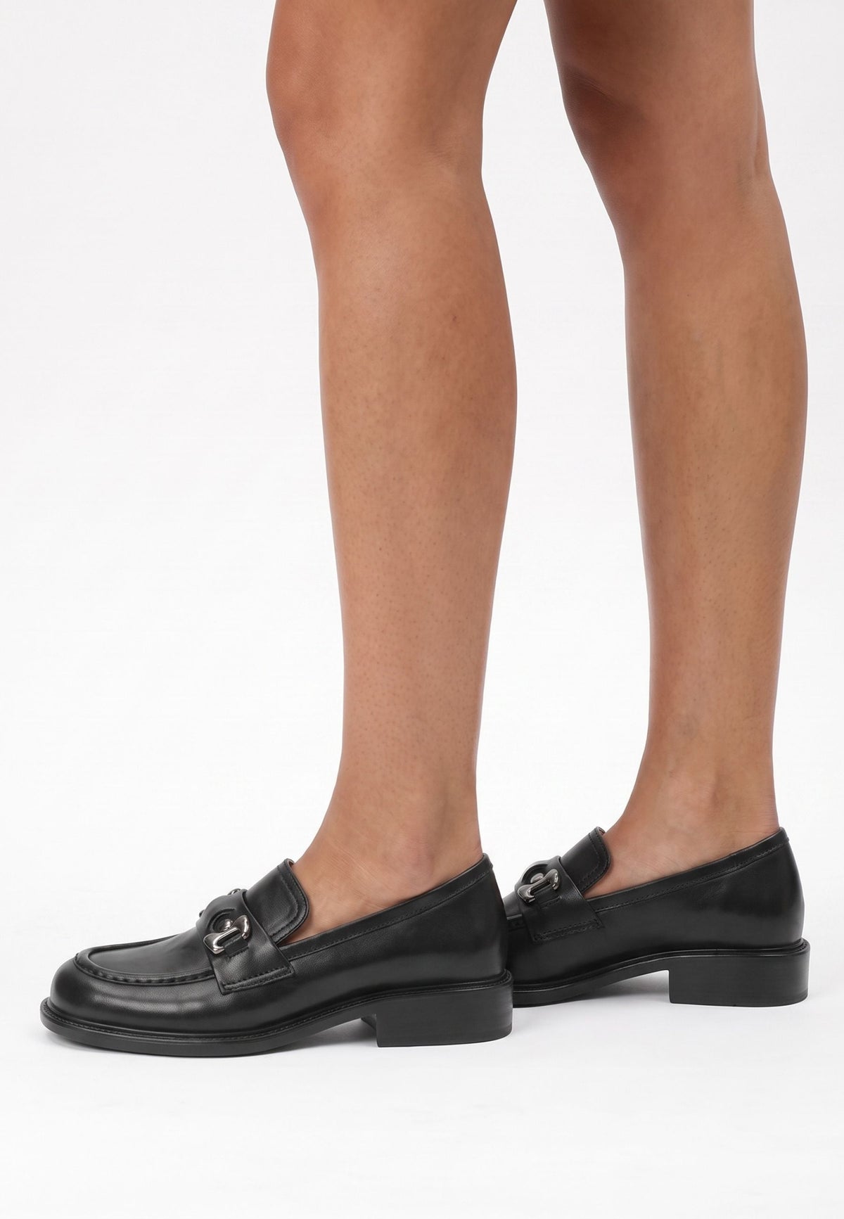 Mocasines penny con plataforma