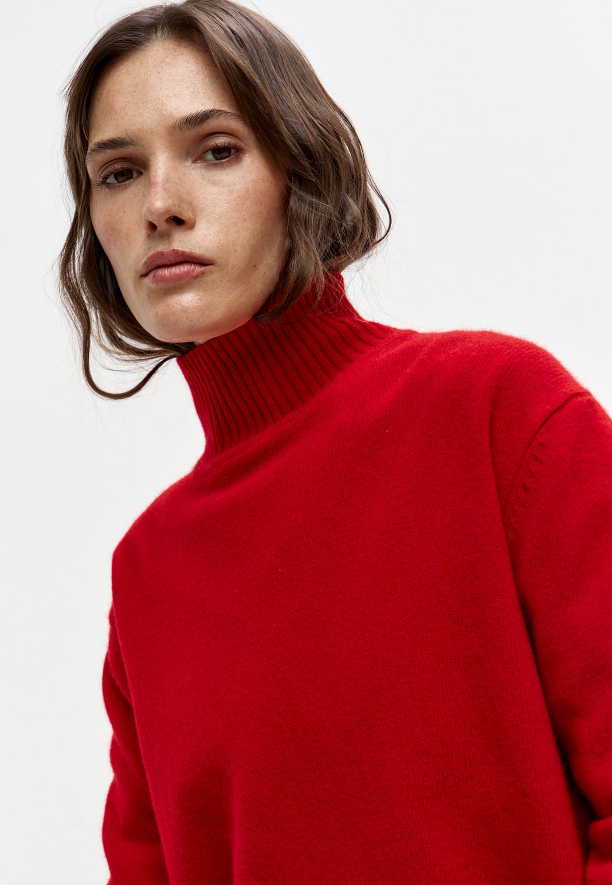 Jersey de lana merino Mauve – Marrón