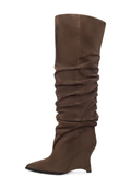 Suede Slouch Boots