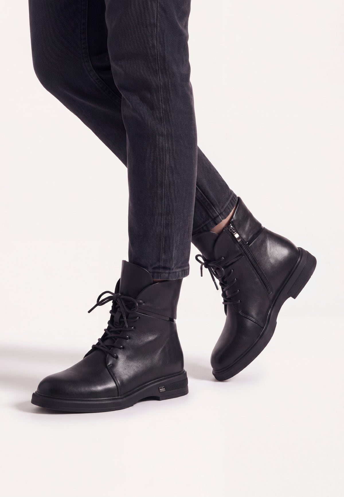 Ridgecraft Leather Lace-Up Boots