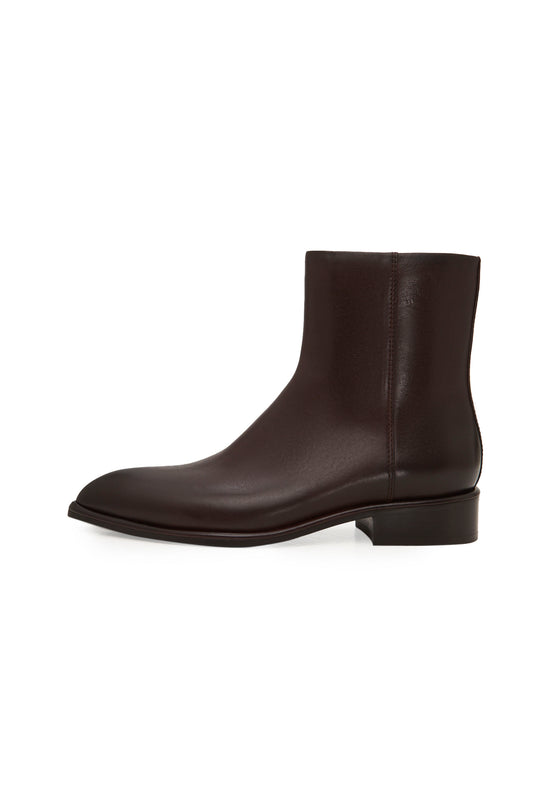 Bottines en cuir