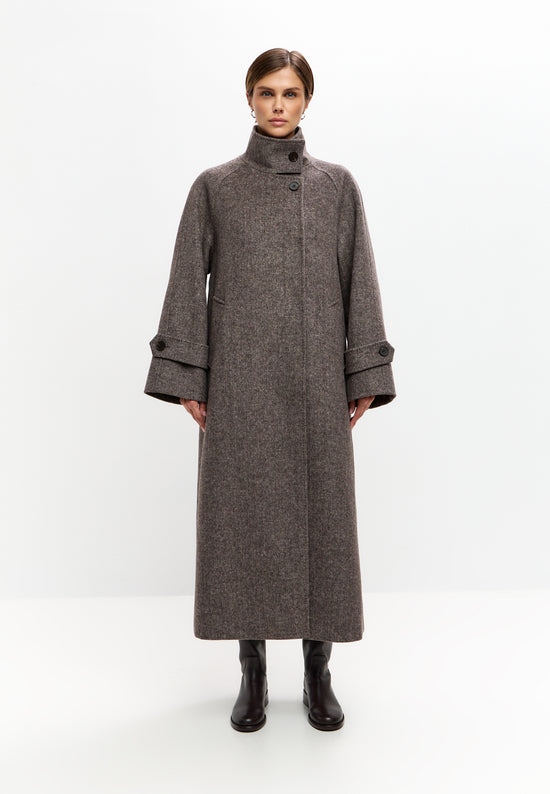 Highland Mist Coat - Cappuccino