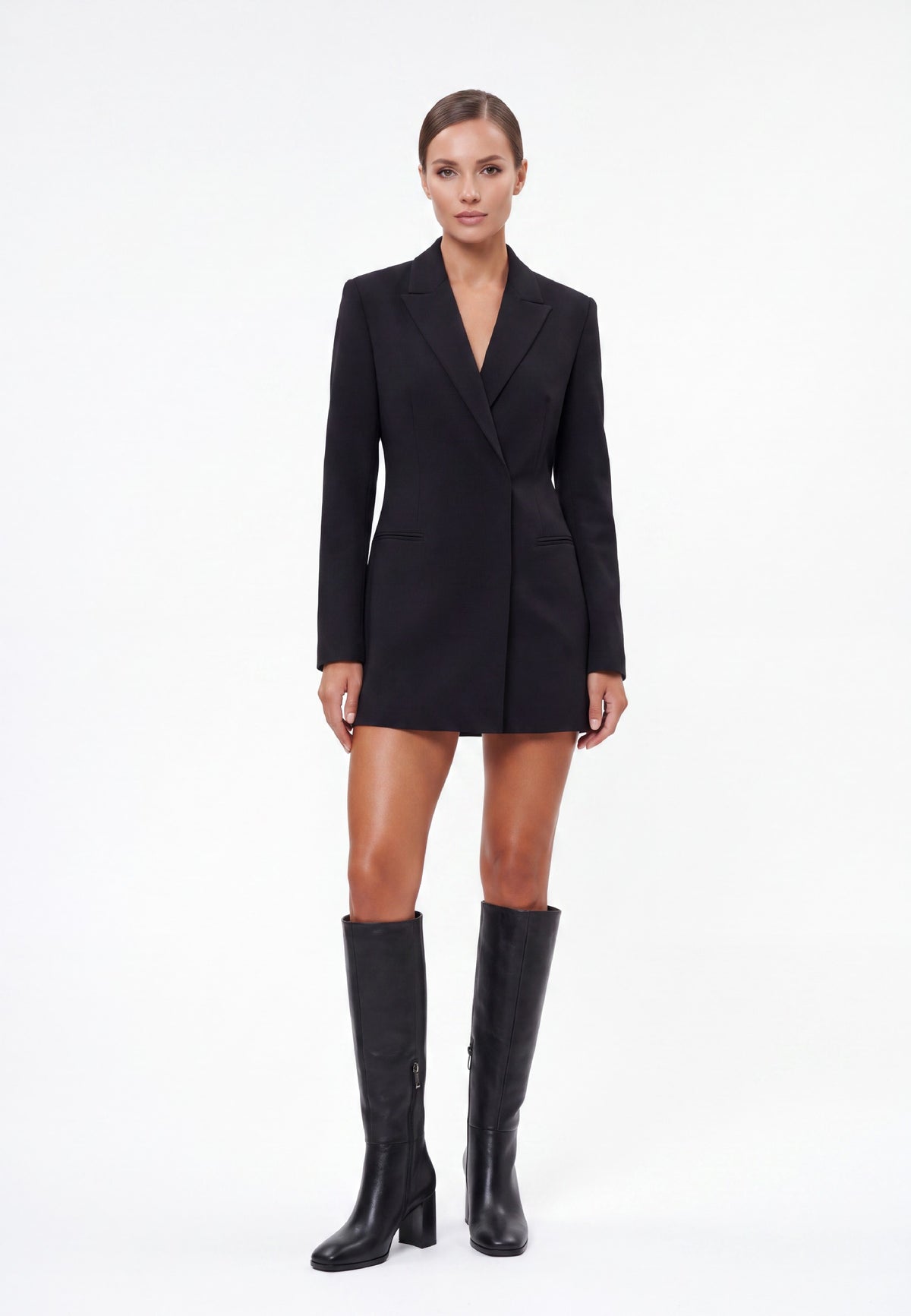 Knee-High Block Heel Boots